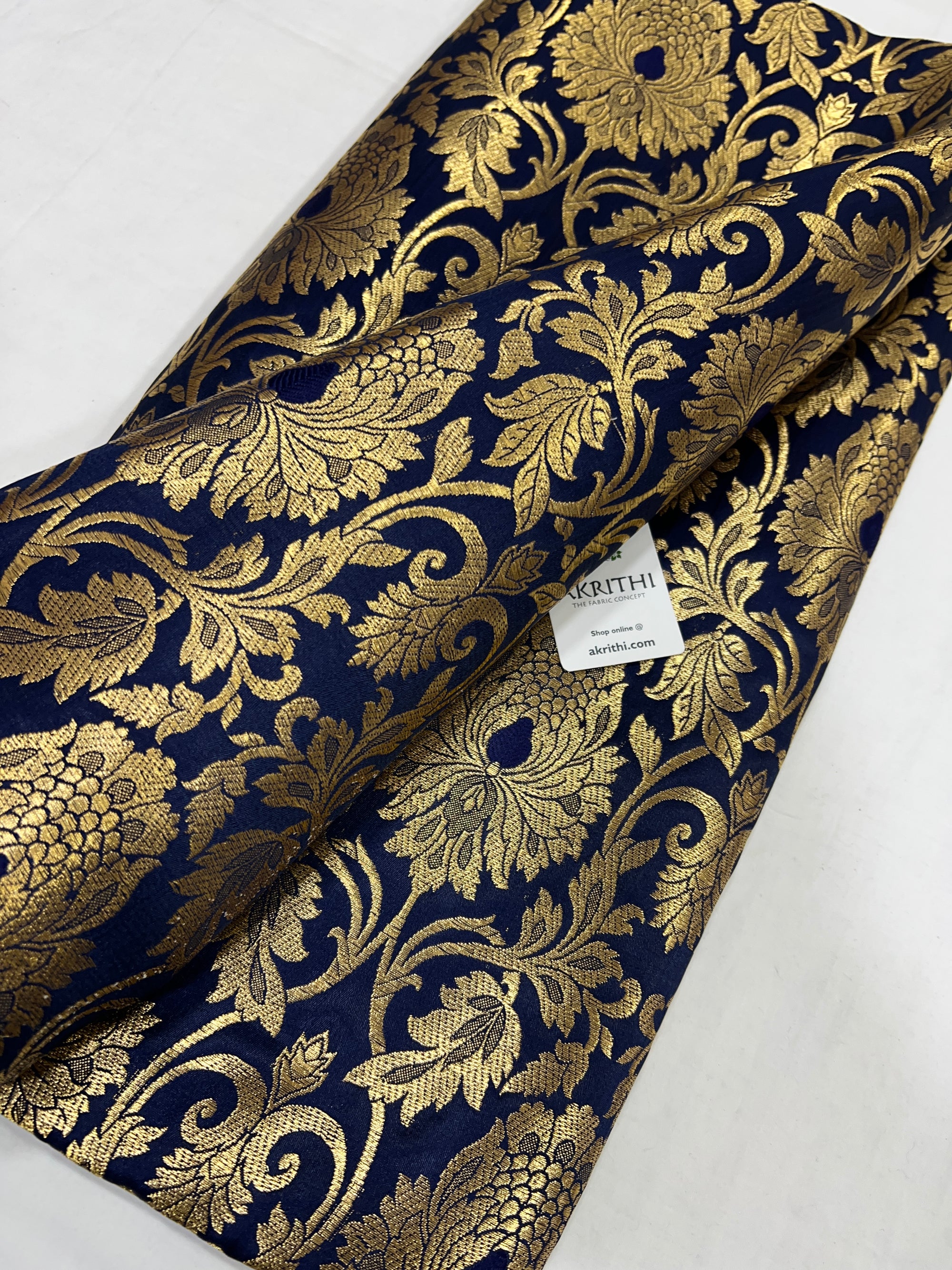 Pure Banarasi brocade fabric