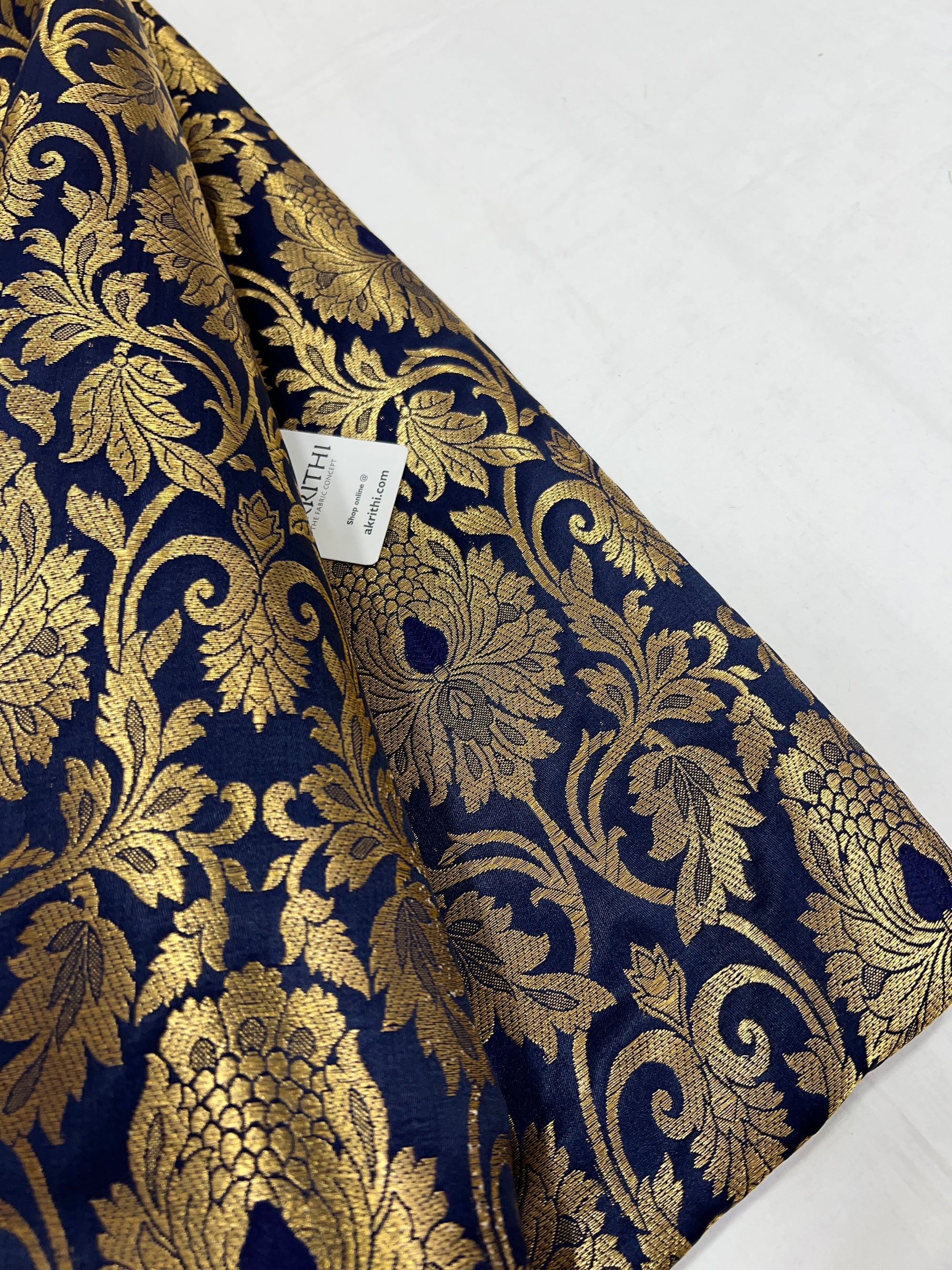 Pure Banarasi brocade fabric