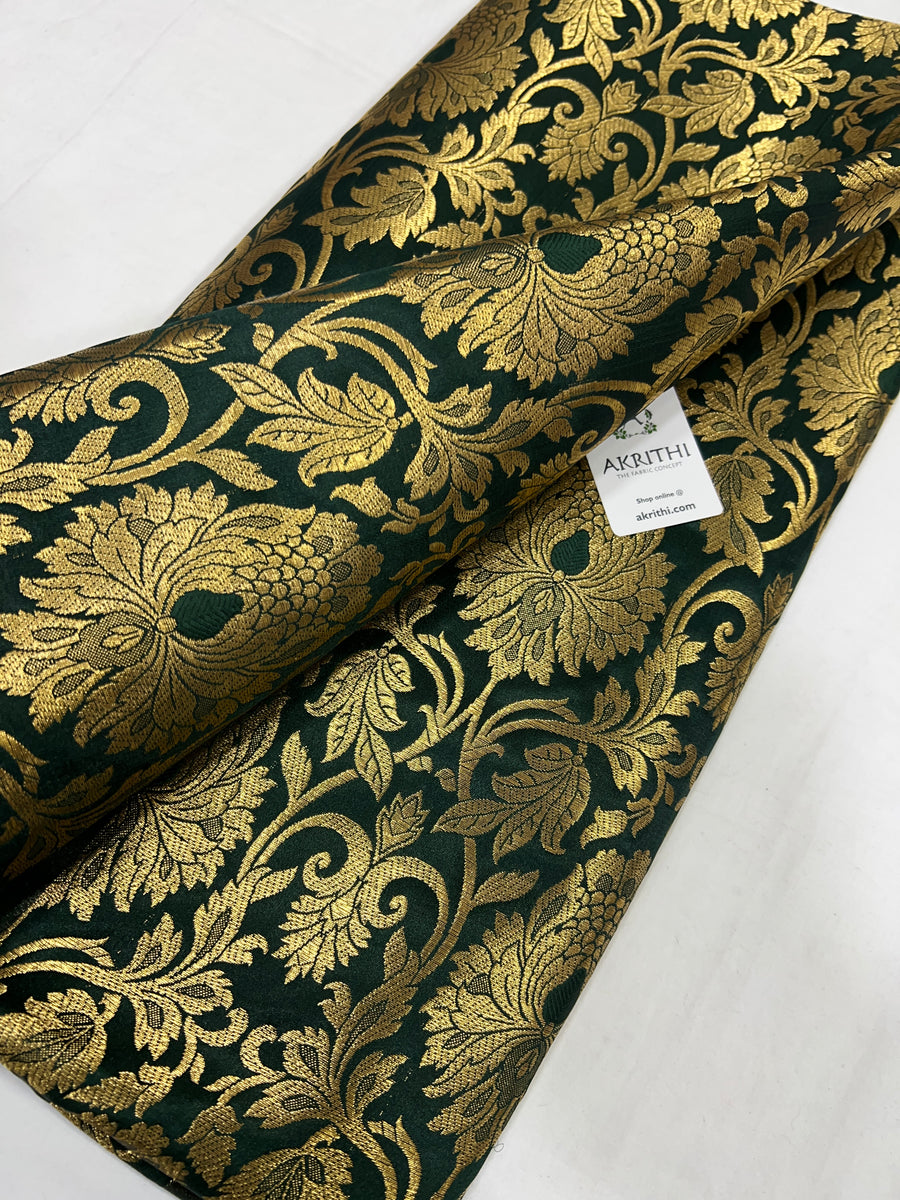 Pure Banarasi brocade fabric