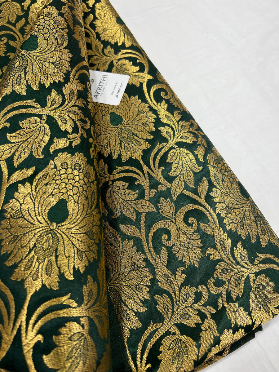 Pure Banarasi brocade fabric