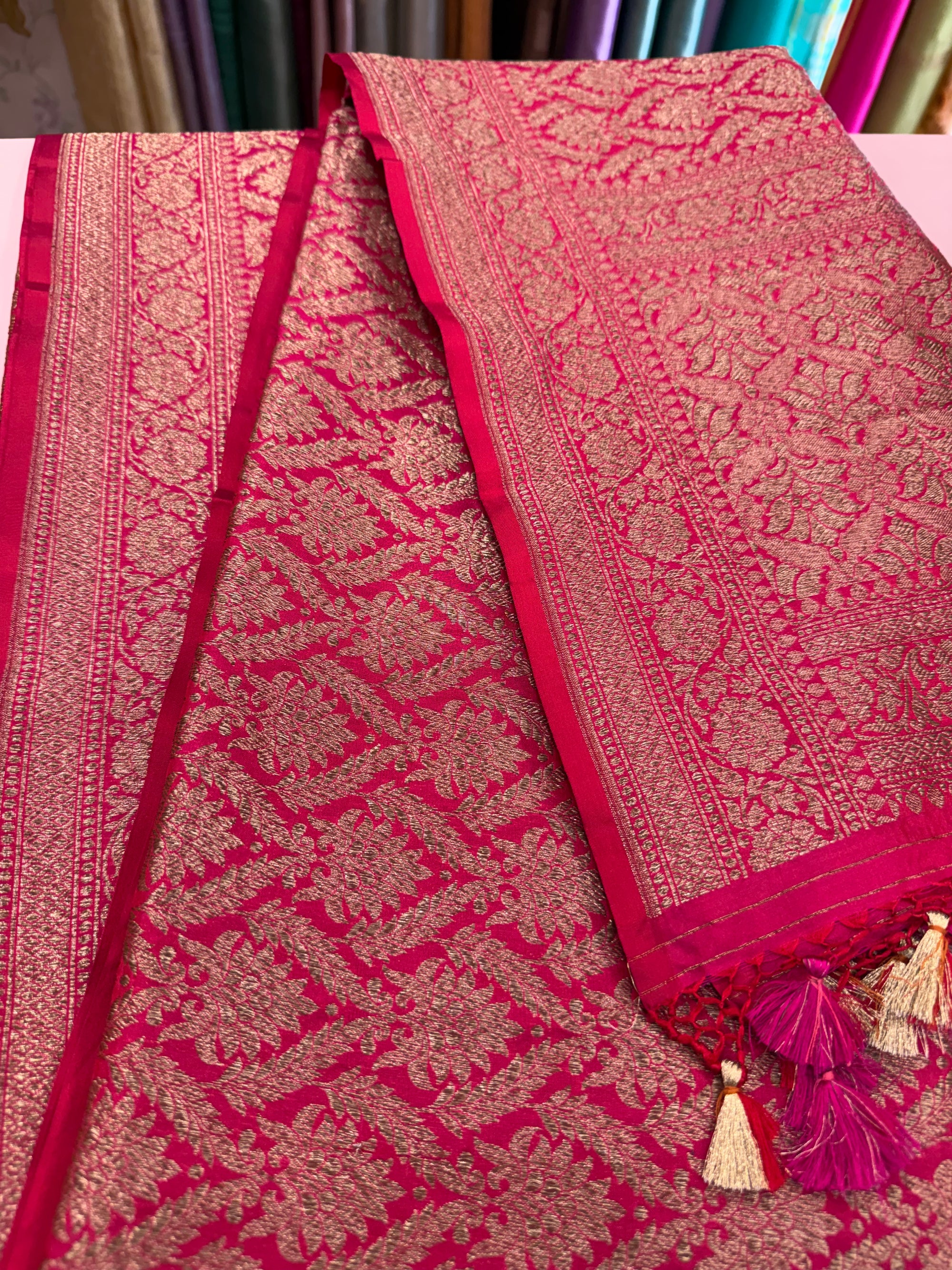 Pure silk banarasi dupatta