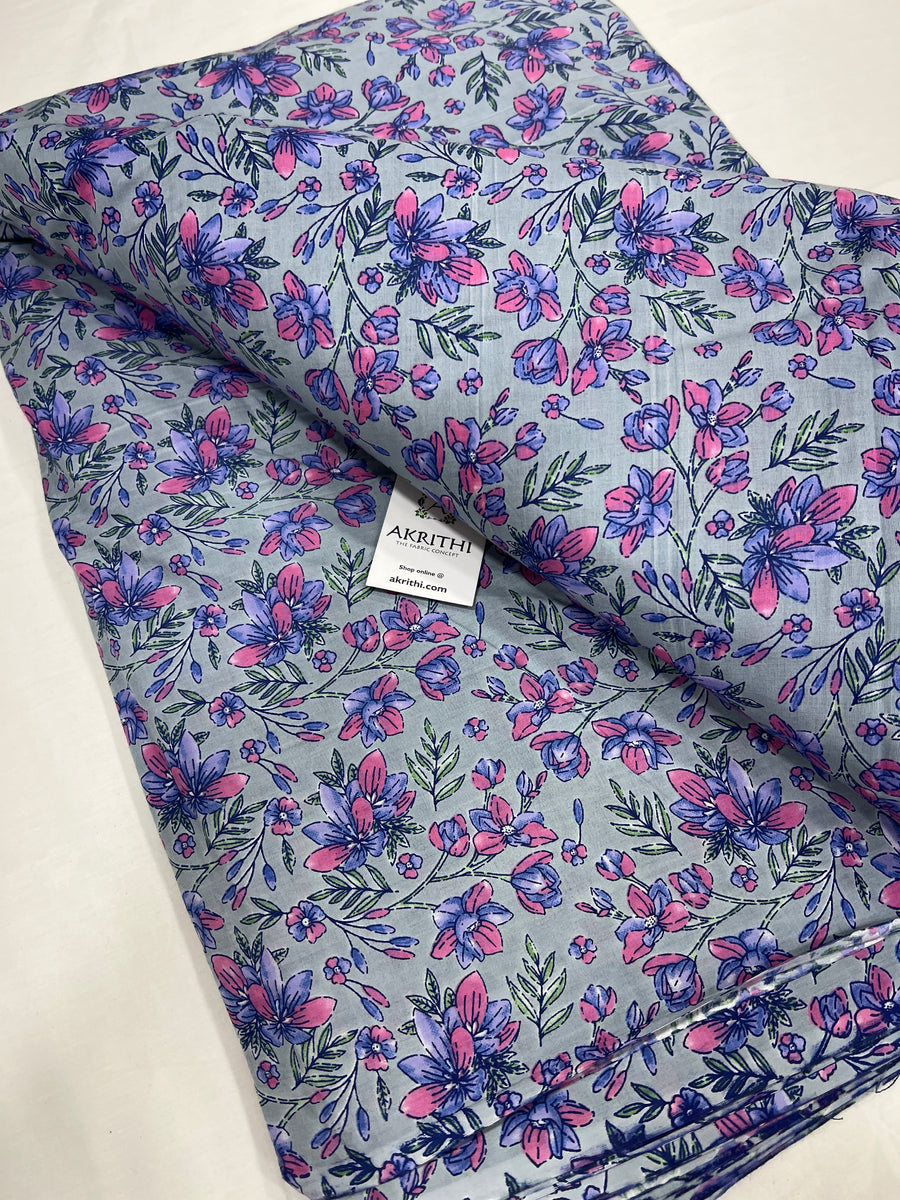 Printed pure cotton fabric