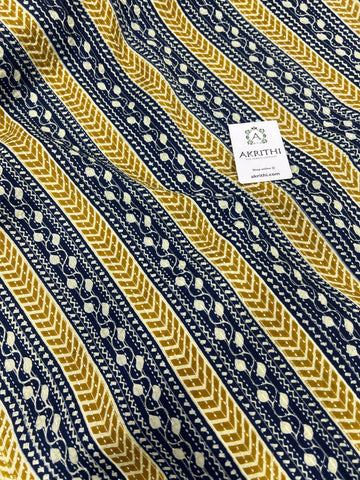 Kantha Printed pure cotton fabric