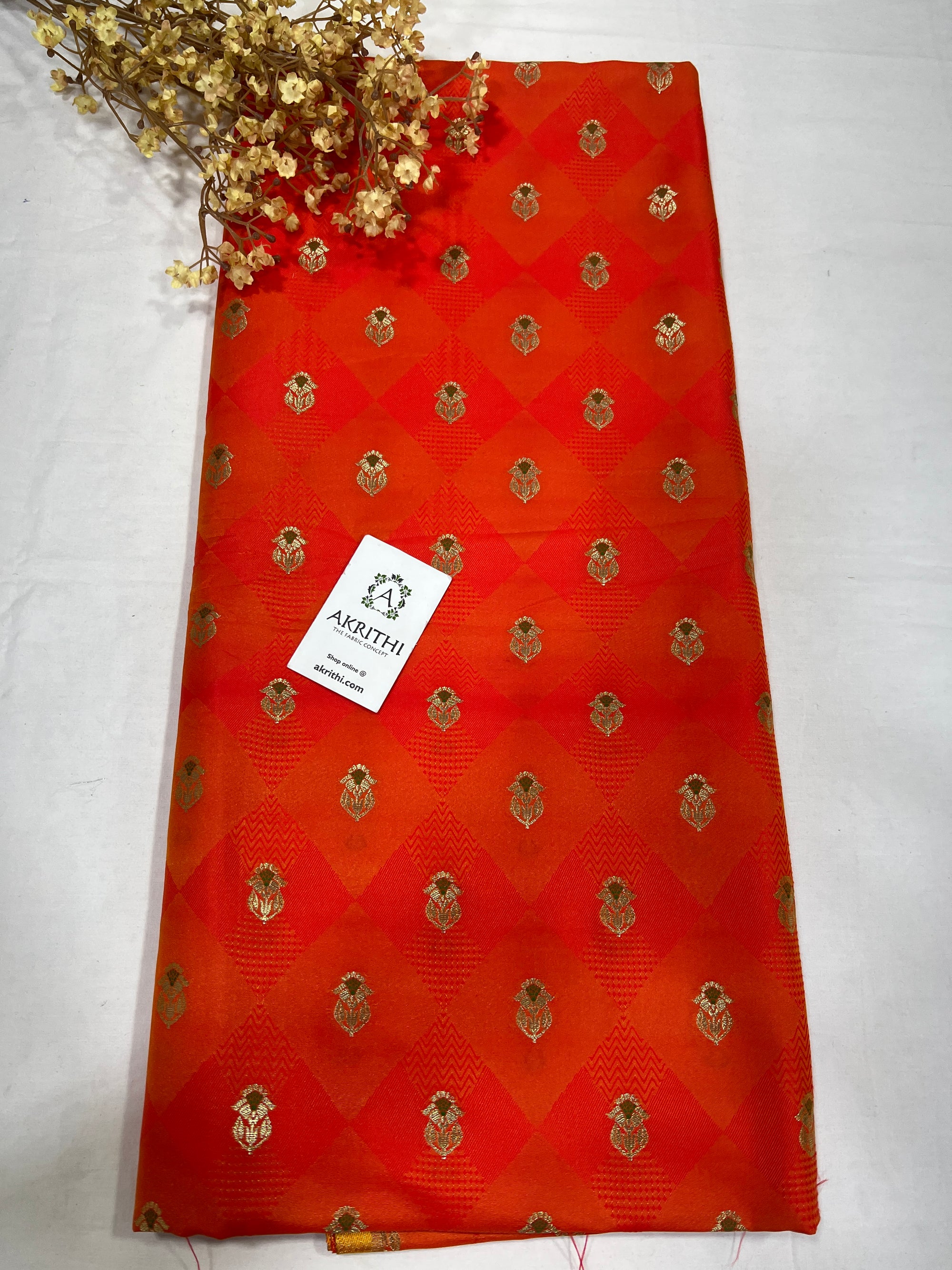 Pure Banarasi brocade fabric