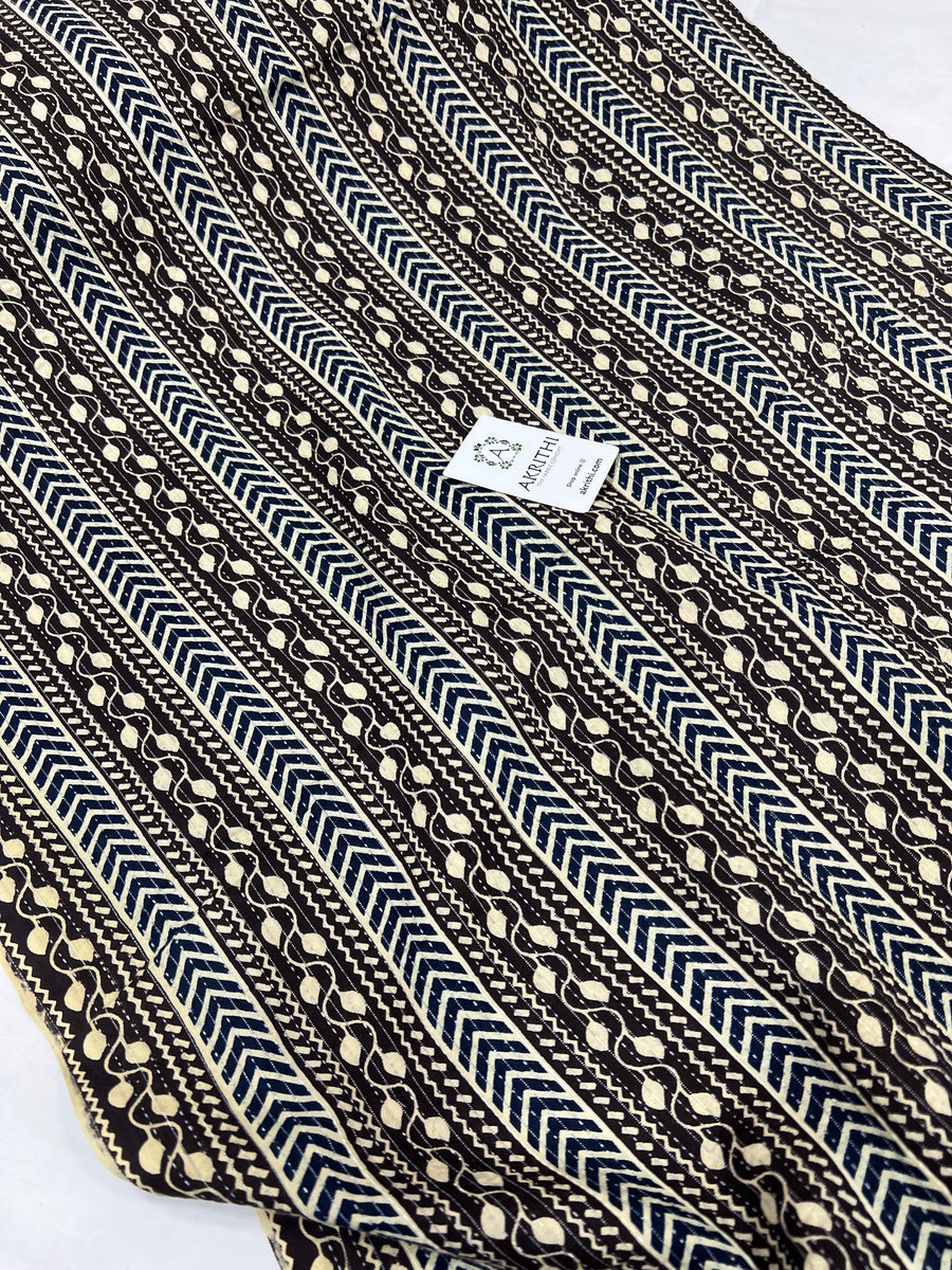 Kantha Printed pure cotton fabric