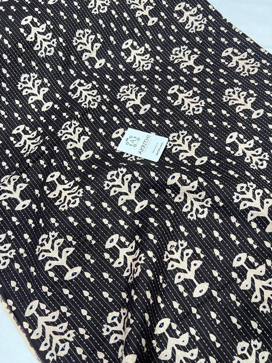 Kantha Printed pure cotton fabric