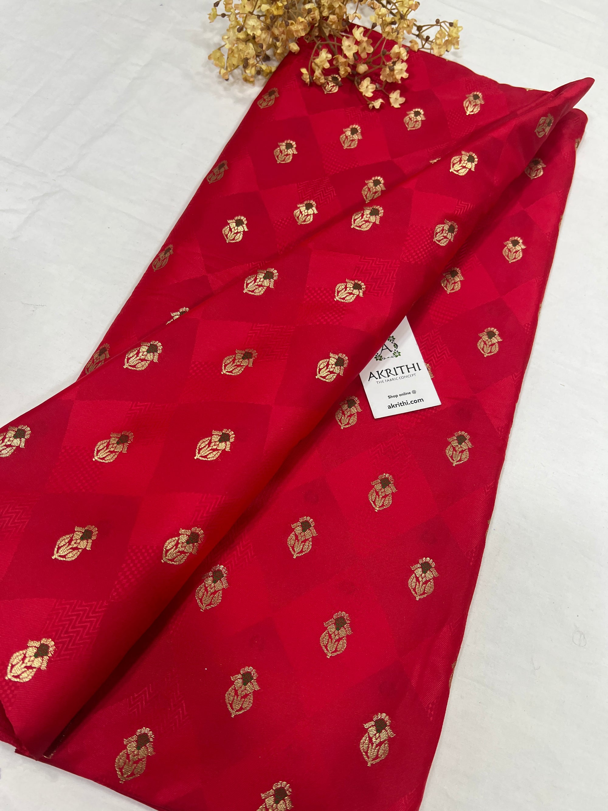 Pure Banarasi brocade fabric