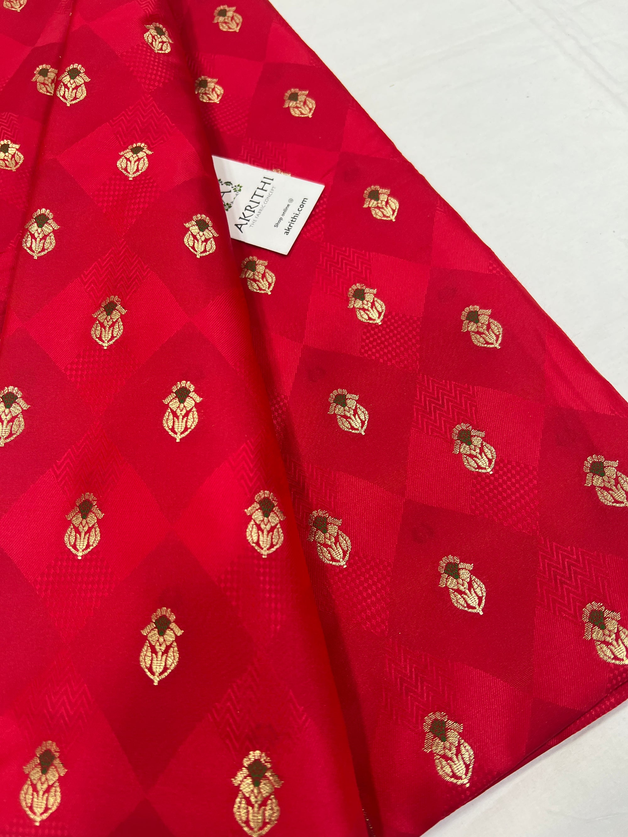 Pure Banarasi brocade fabric