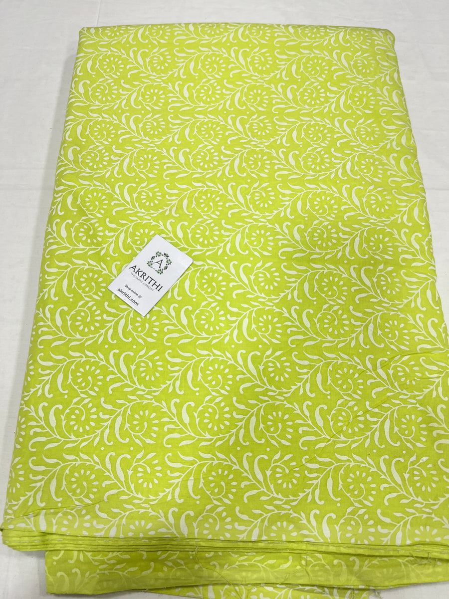 Printed pure cotton fabric