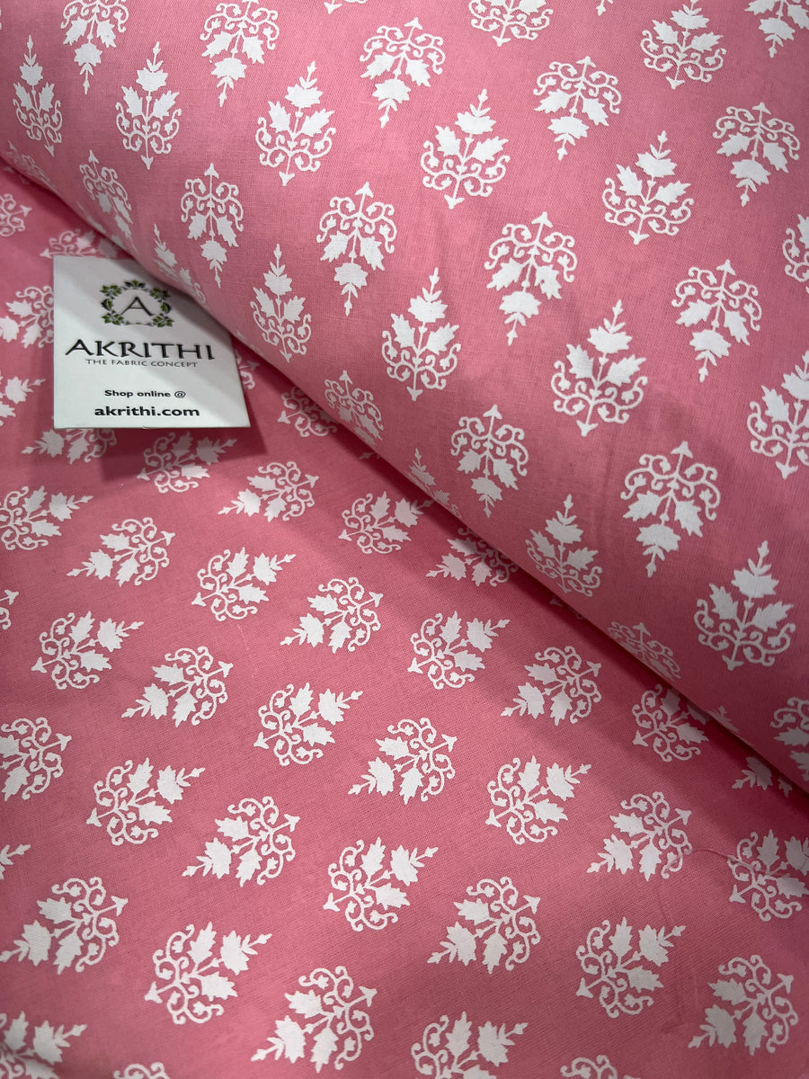 Printed pure cotton fabric