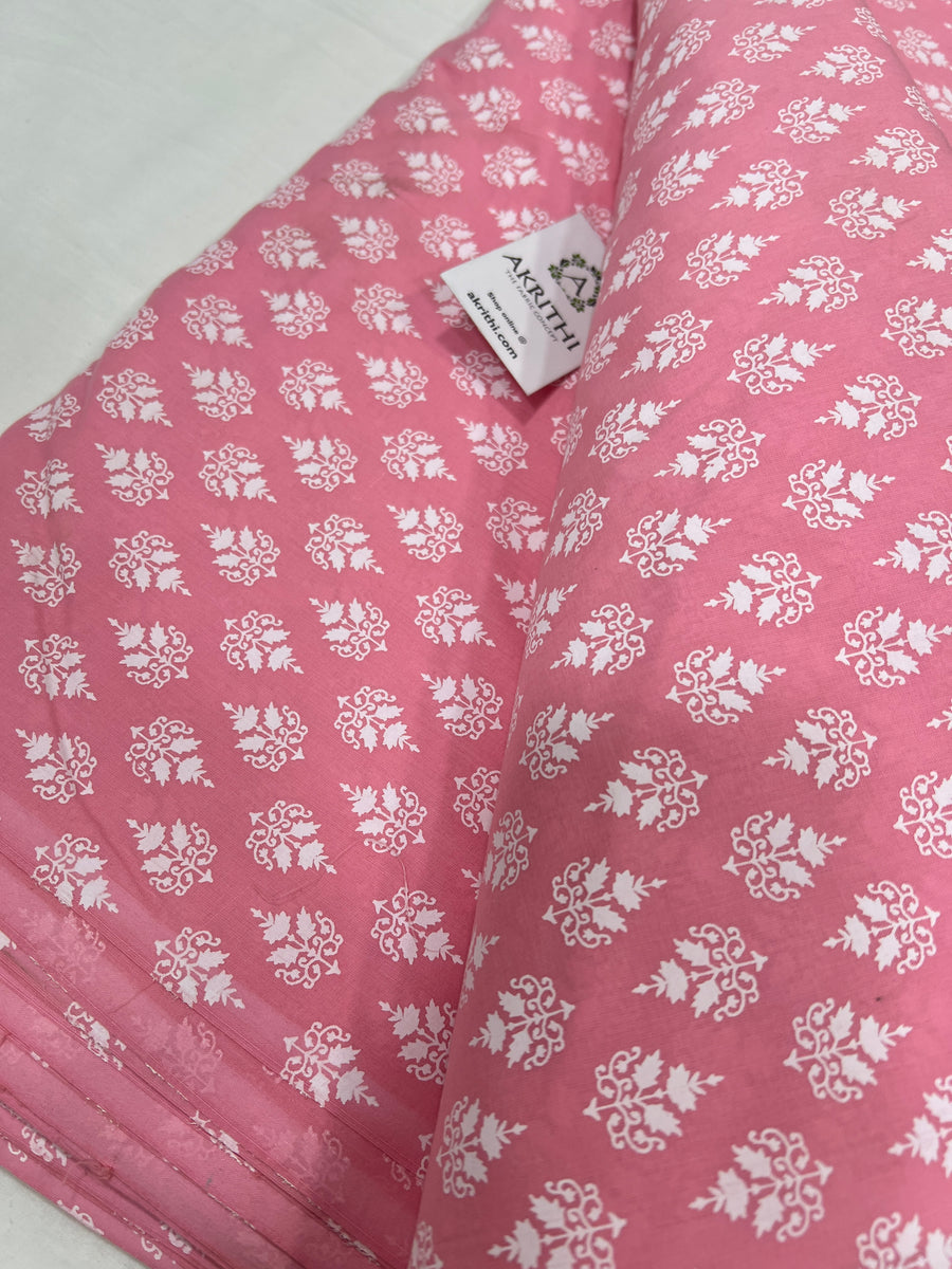 Printed pure cotton fabric