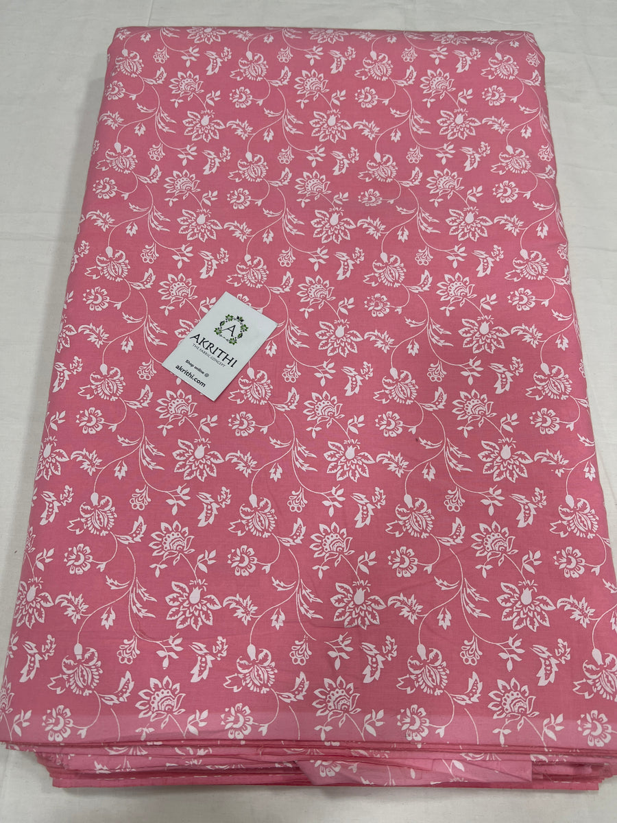 Printed pure cotton fabric