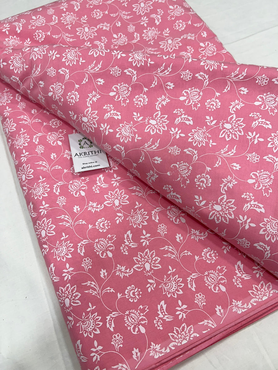 Printed pure cotton fabric