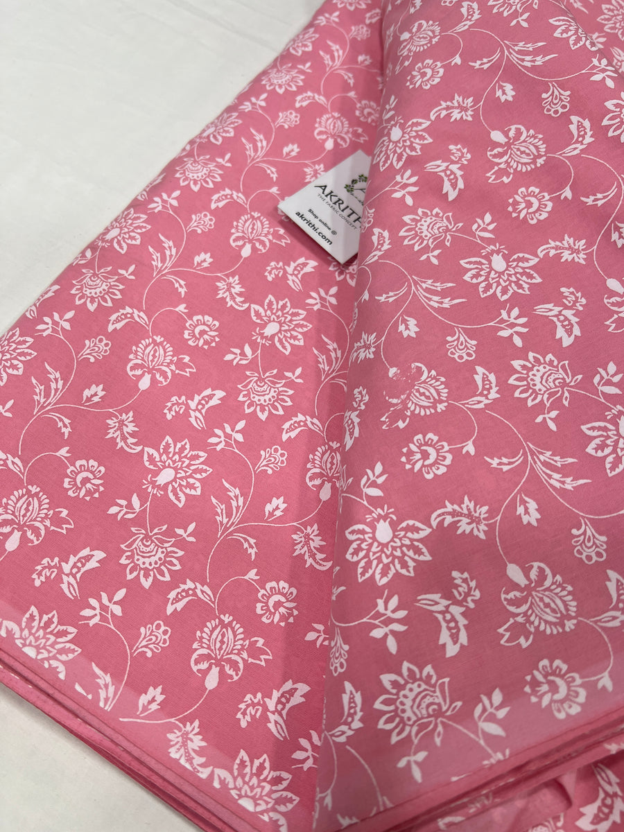 Printed pure cotton fabric