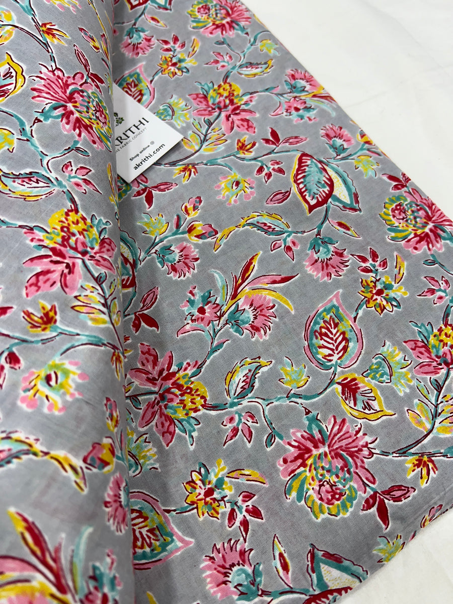 Printed pure cotton fabric