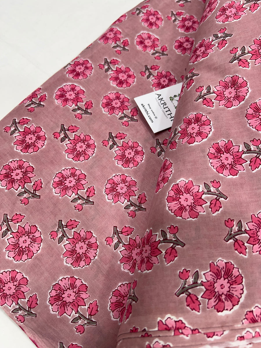 Printed pure cotton fabric