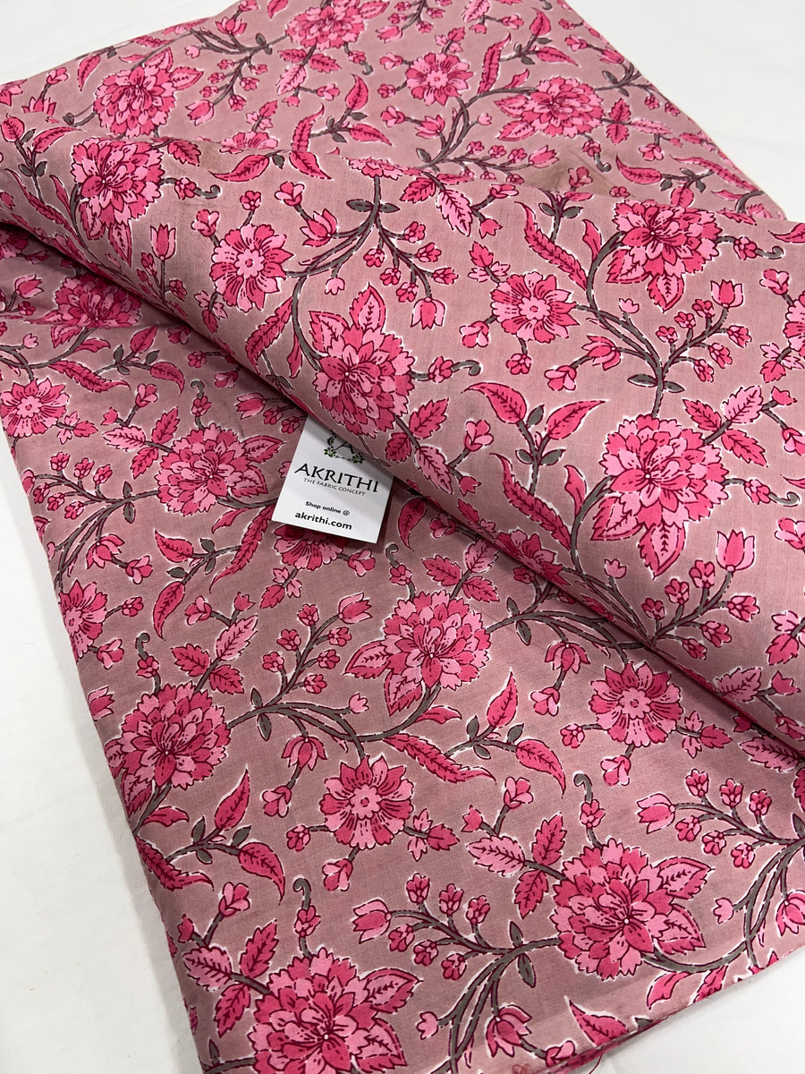 Printed pure cotton fabric