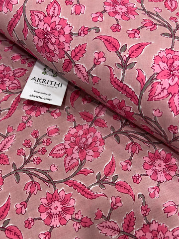 Printed pure cotton fabric