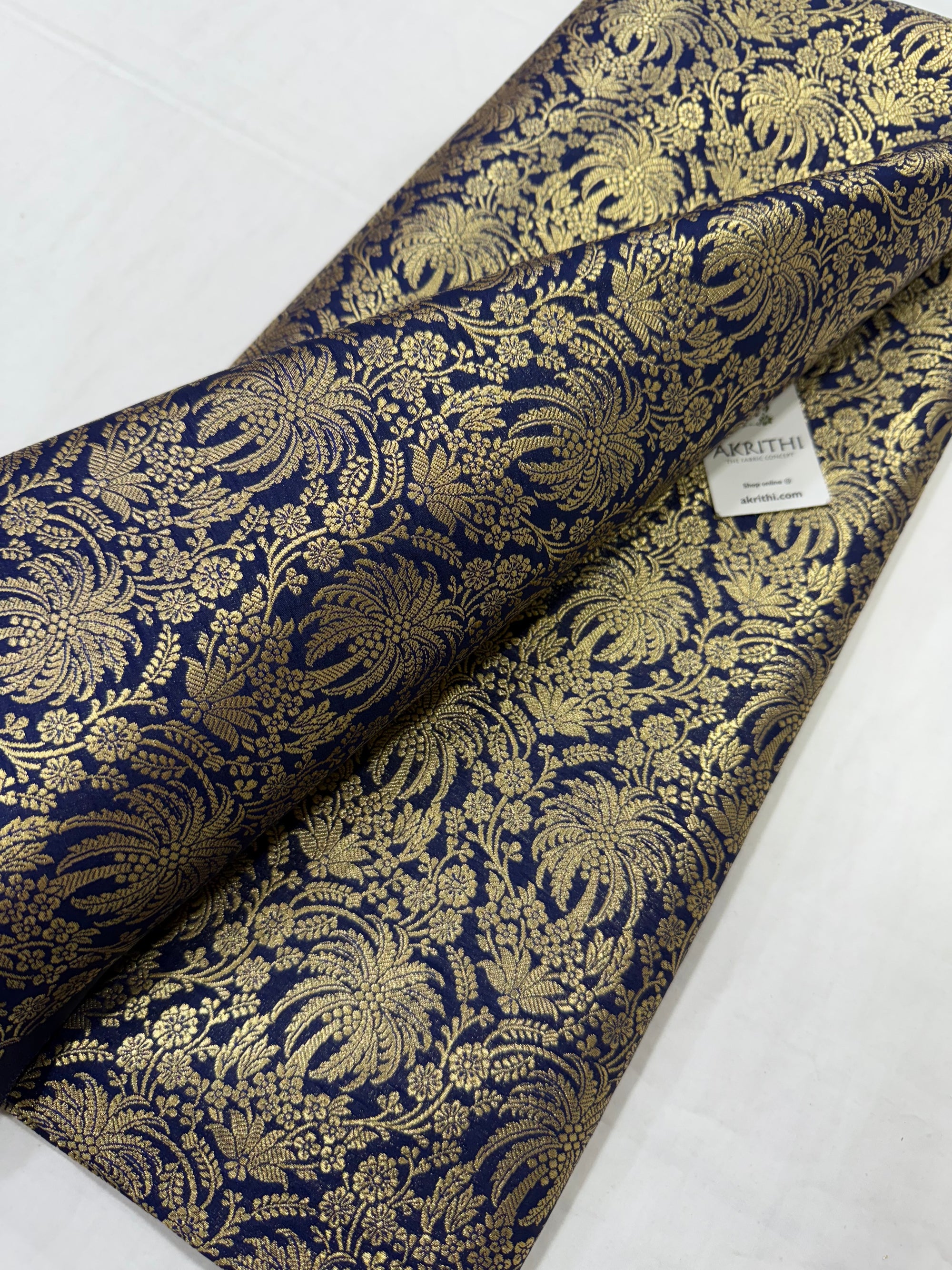 Pure Banarasi brocade fabric