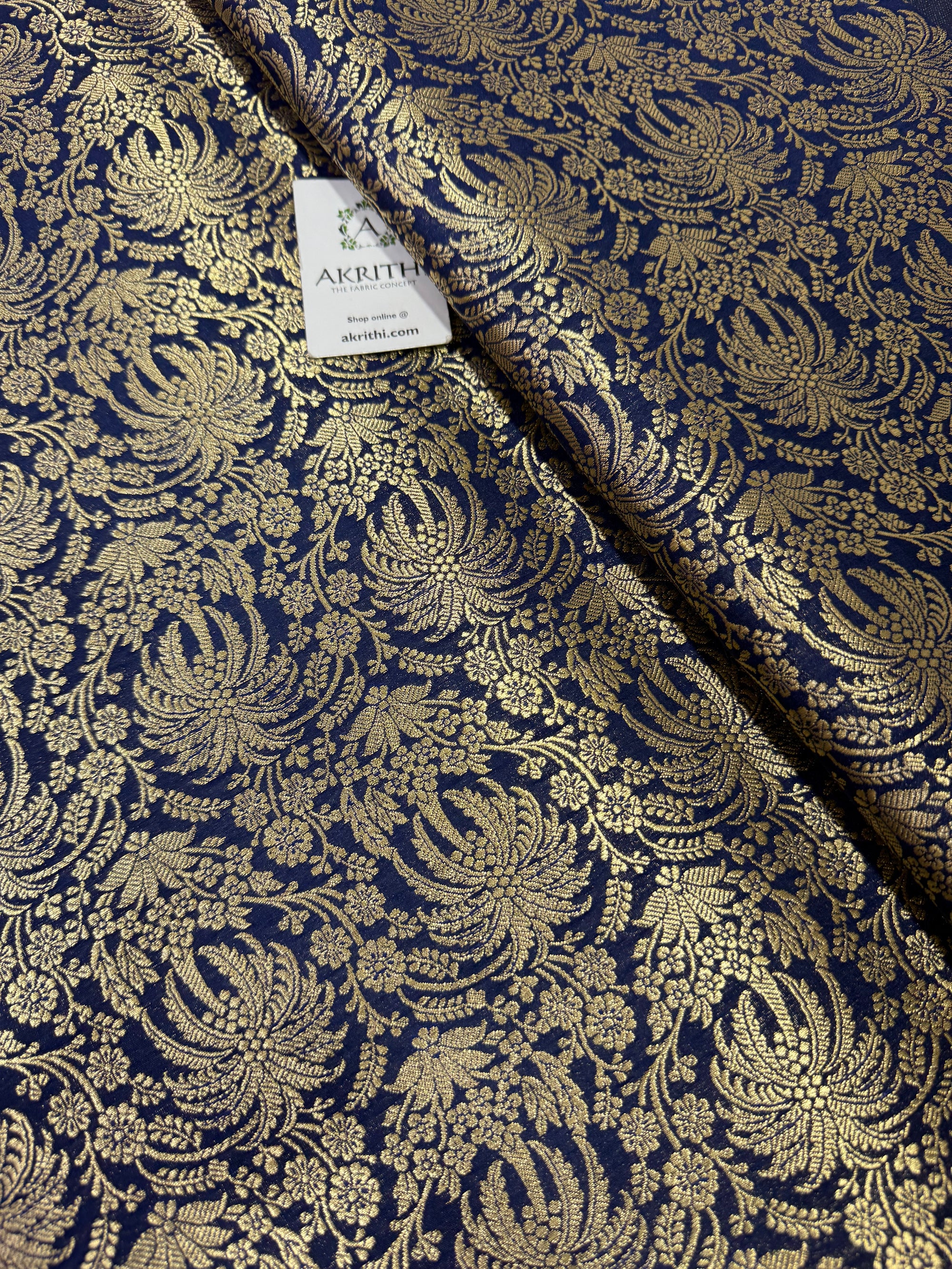 Pure Banarasi brocade fabric