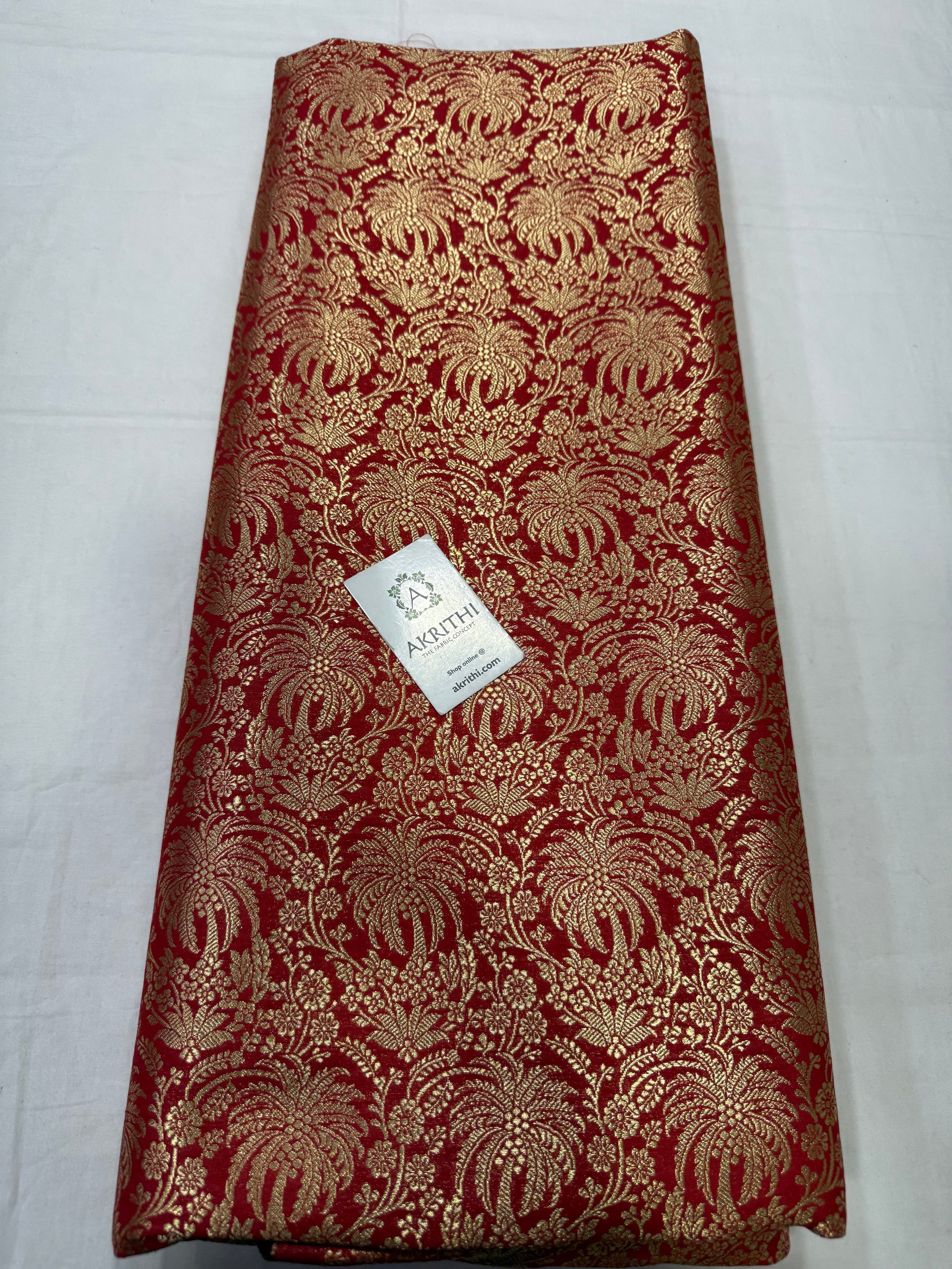 Pure Banarasi brocade fabric