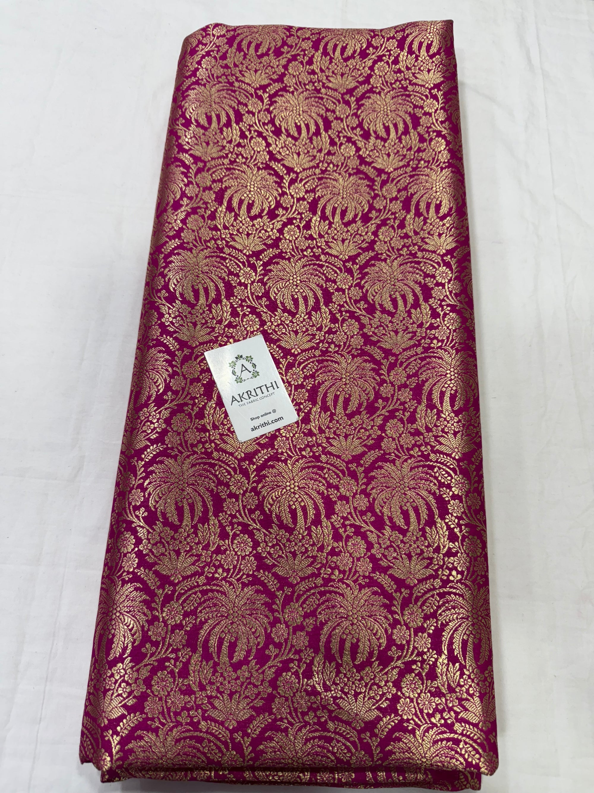 Pure Banarasi brocade fabric