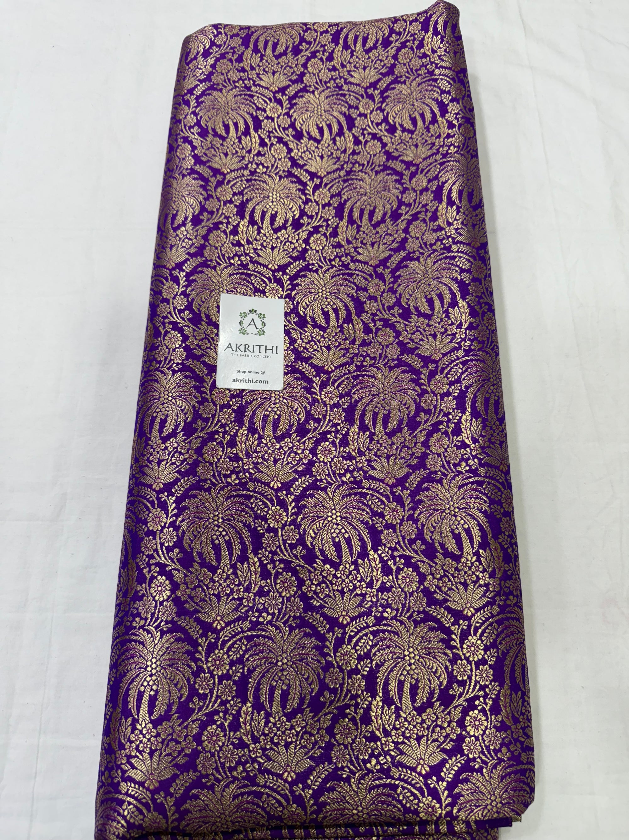 Pure Banarasi brocade fabric