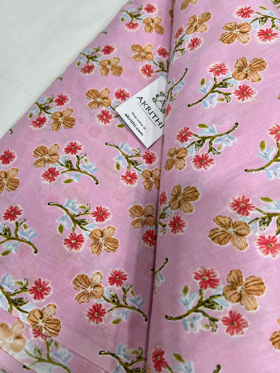 Printed pure cotton fabric