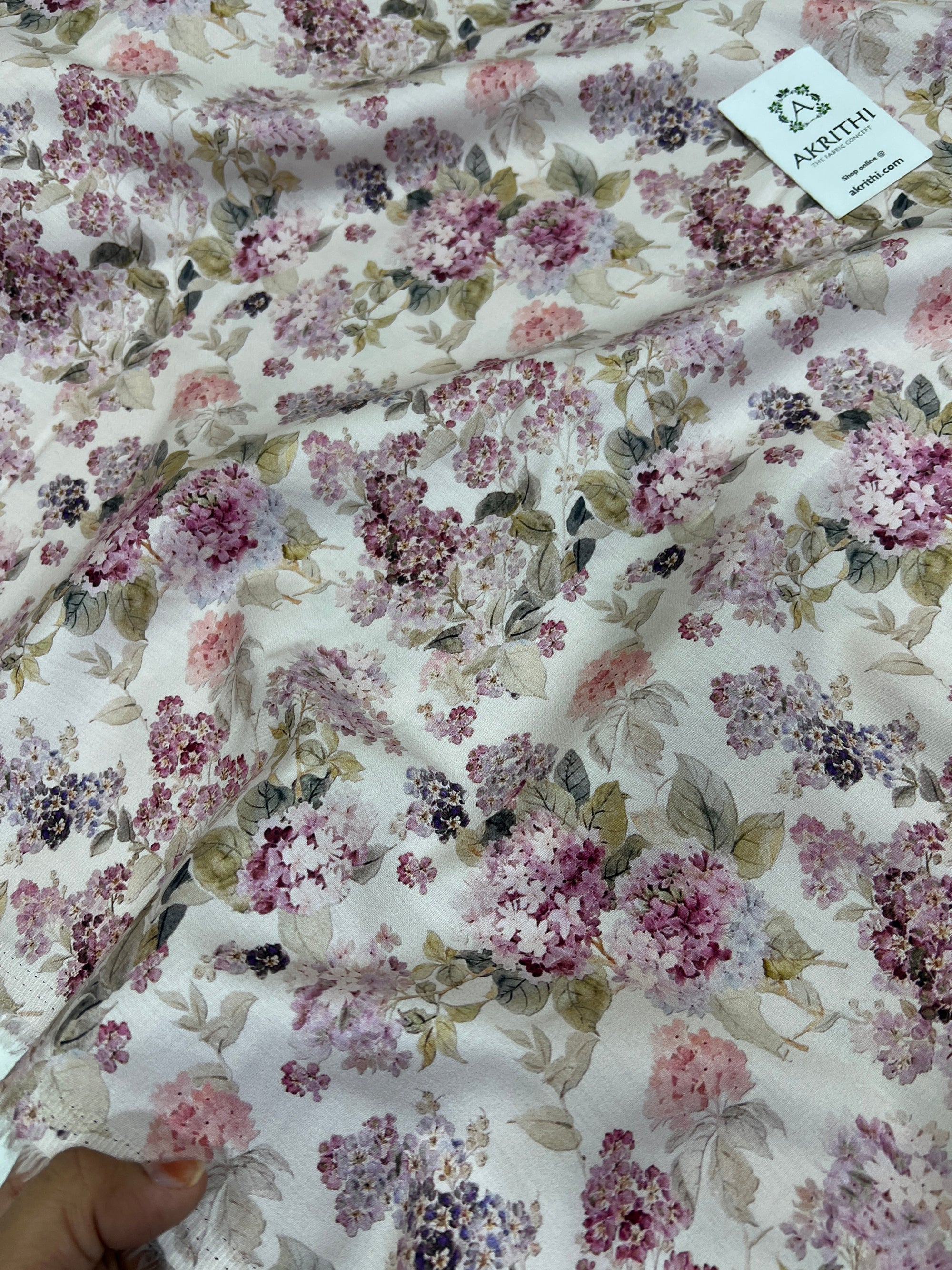 Digital Printed glazed pure cotton fabric