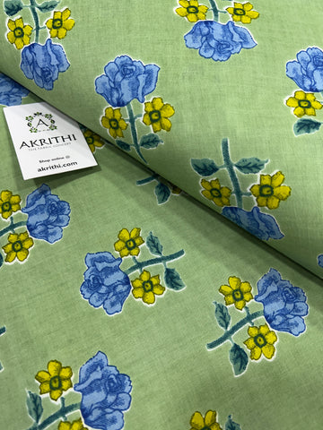 Printed pure cotton fabric