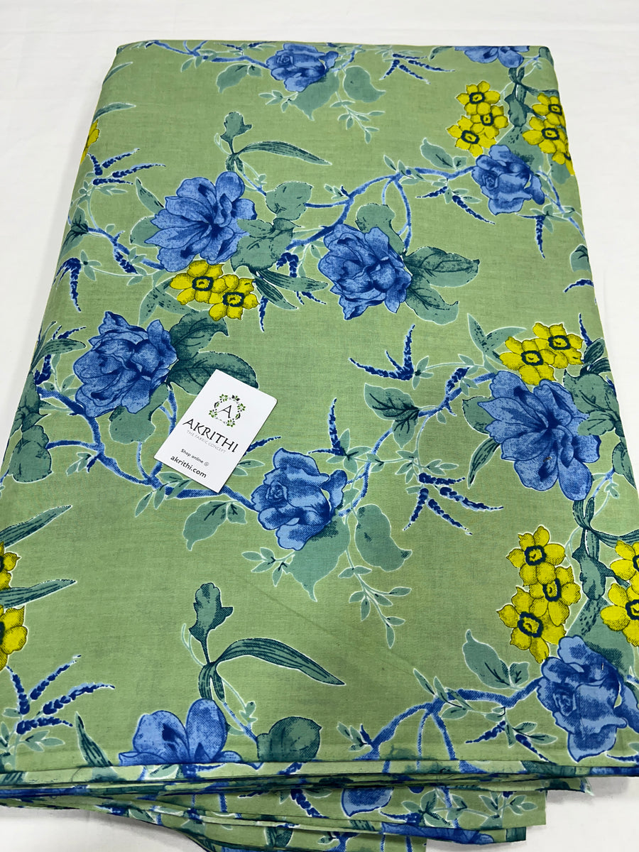 Printed pure cotton fabric