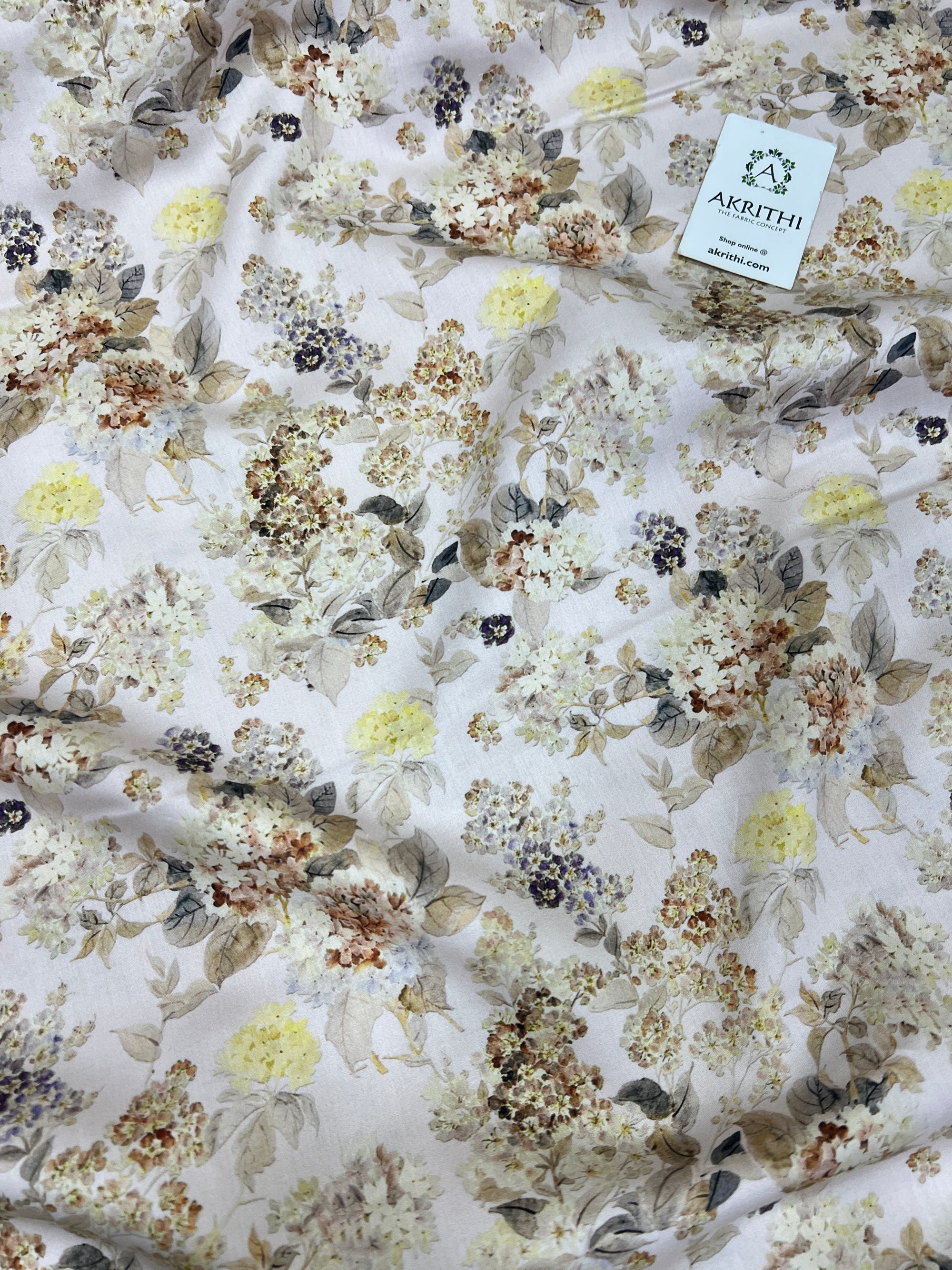 Digital Printed glazed pure cotton fabric