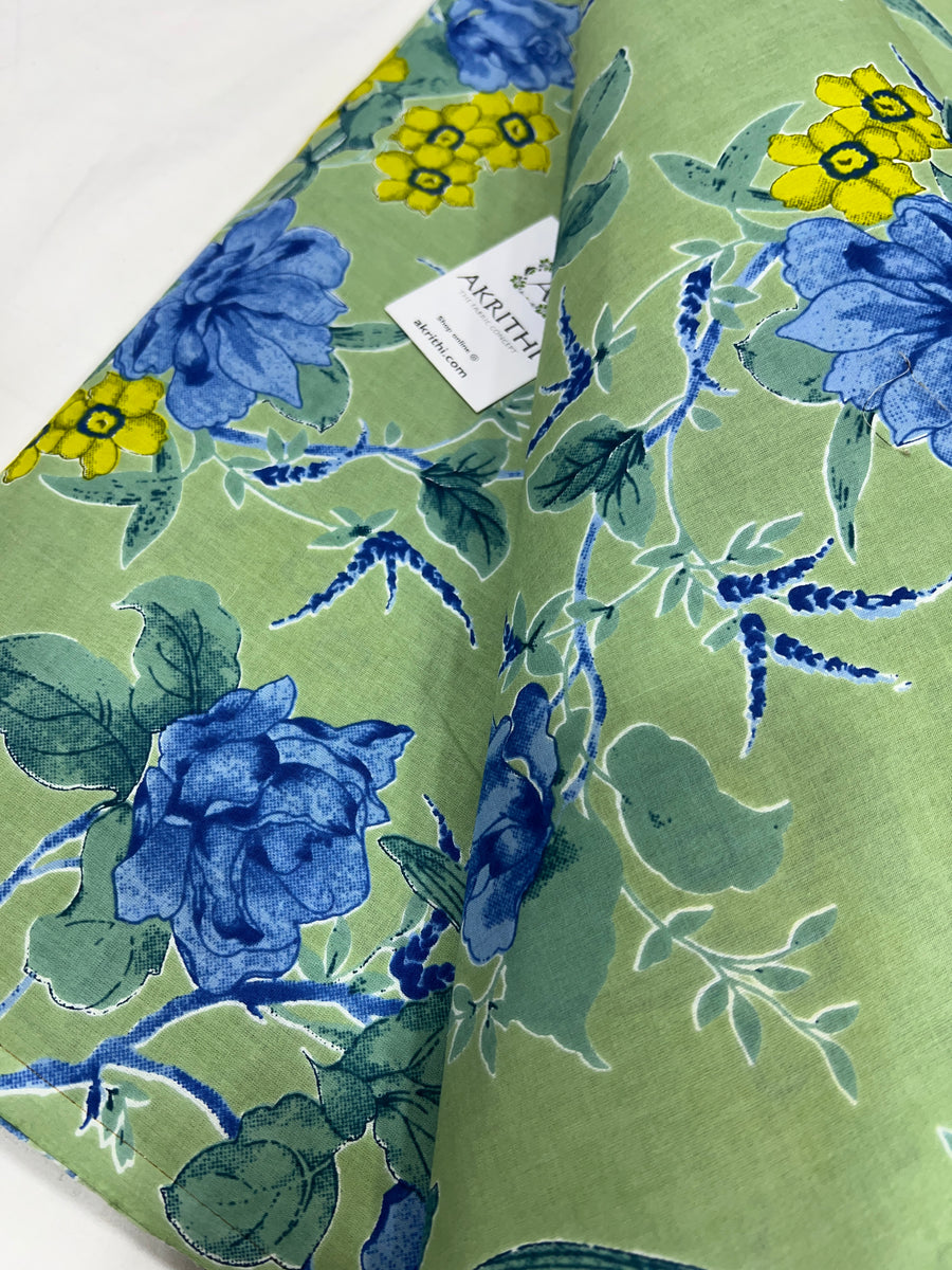 Printed pure cotton fabric