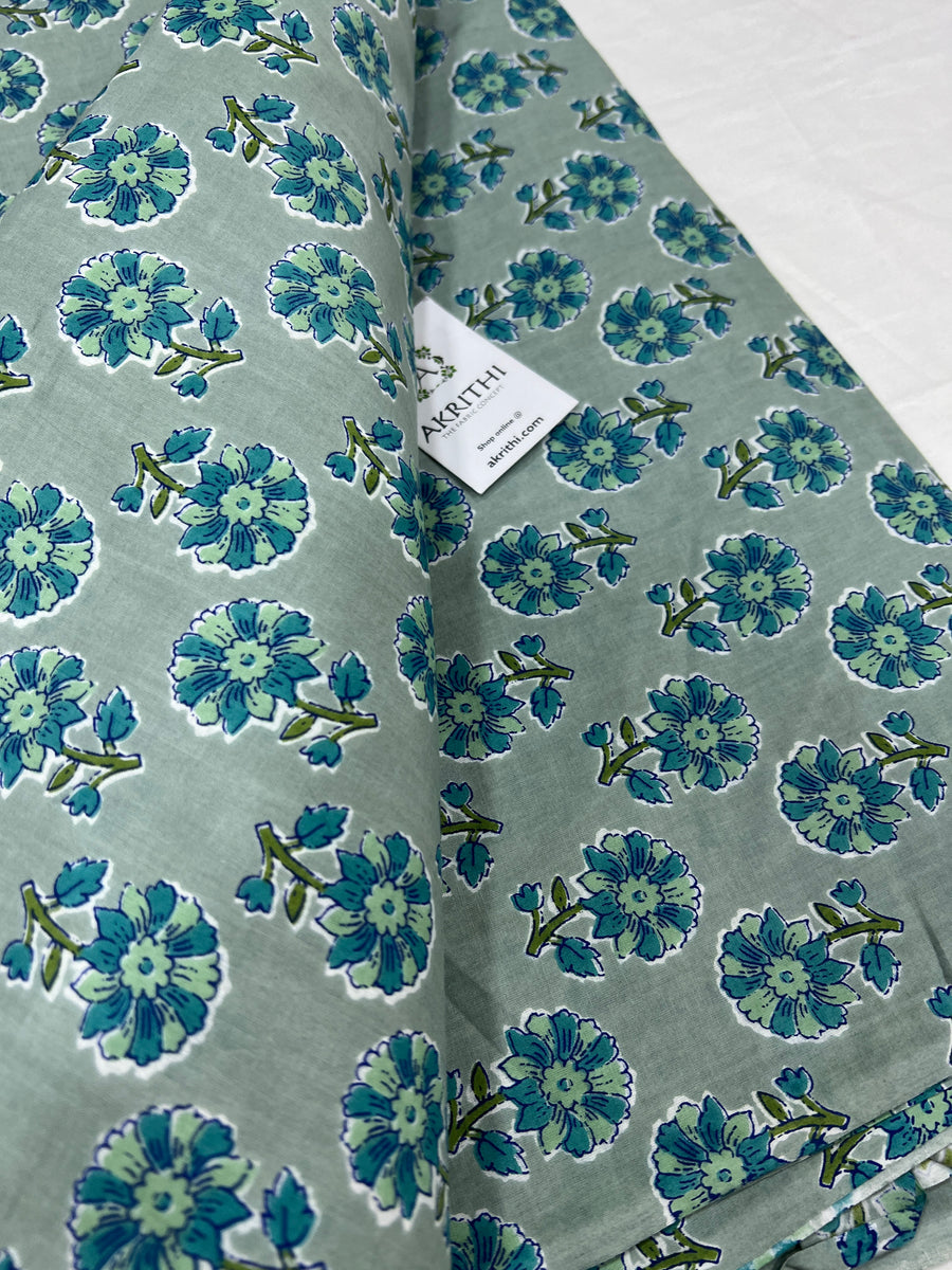 Printed pure cotton fabric