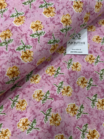 Printed pure cotton fabric