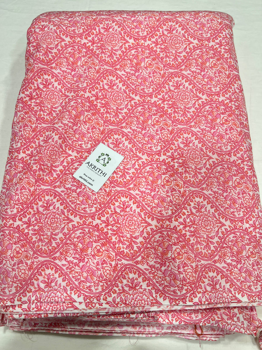 Printed pure cotton fabric