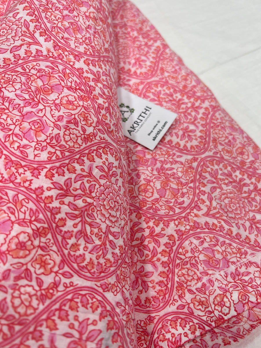 Printed pure cotton fabric