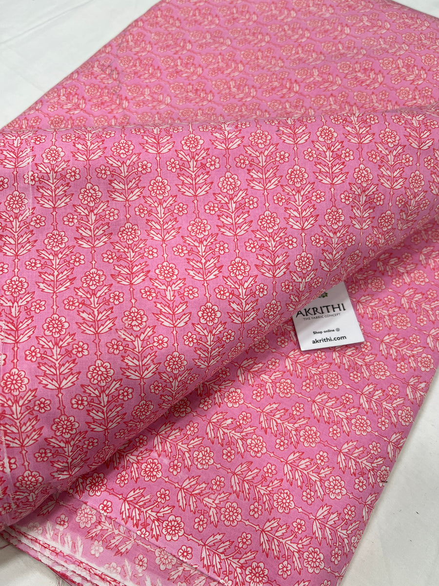 Printed pure cotton fabric