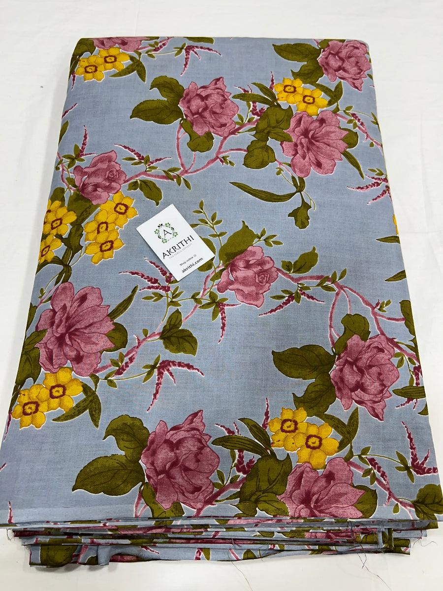 Printed pure cotton fabric