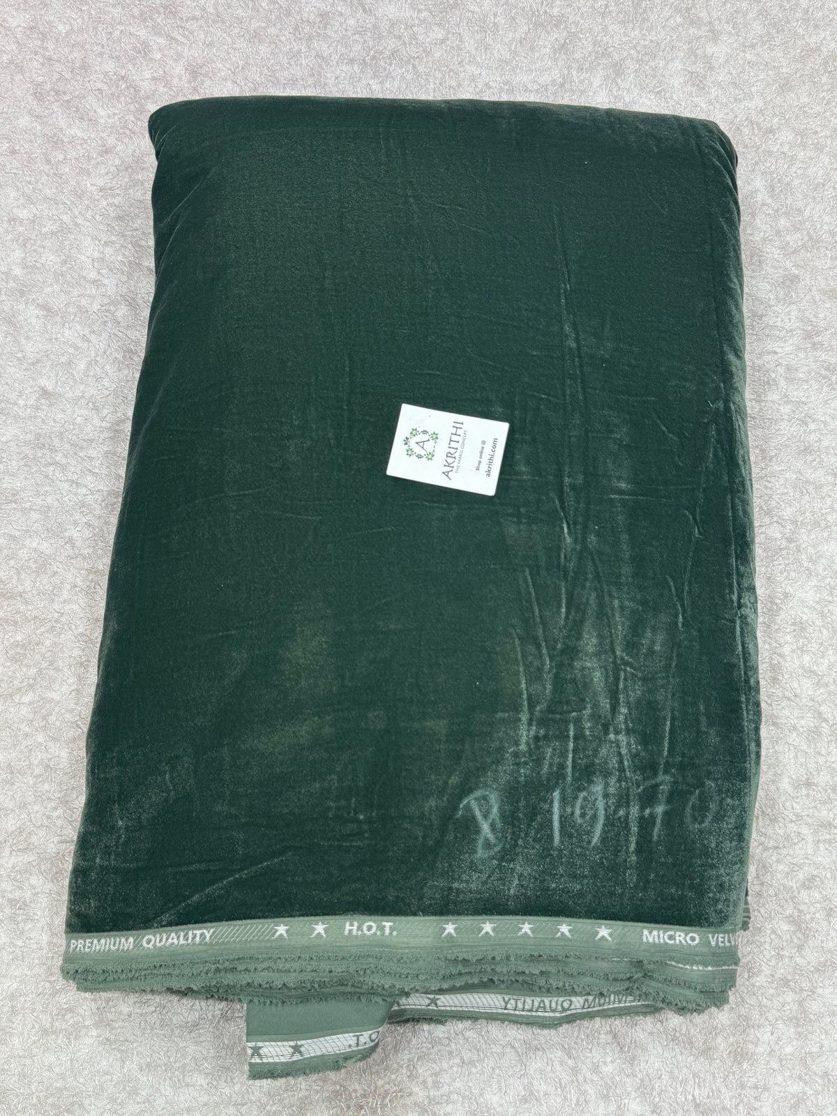 Micro velvet fabric