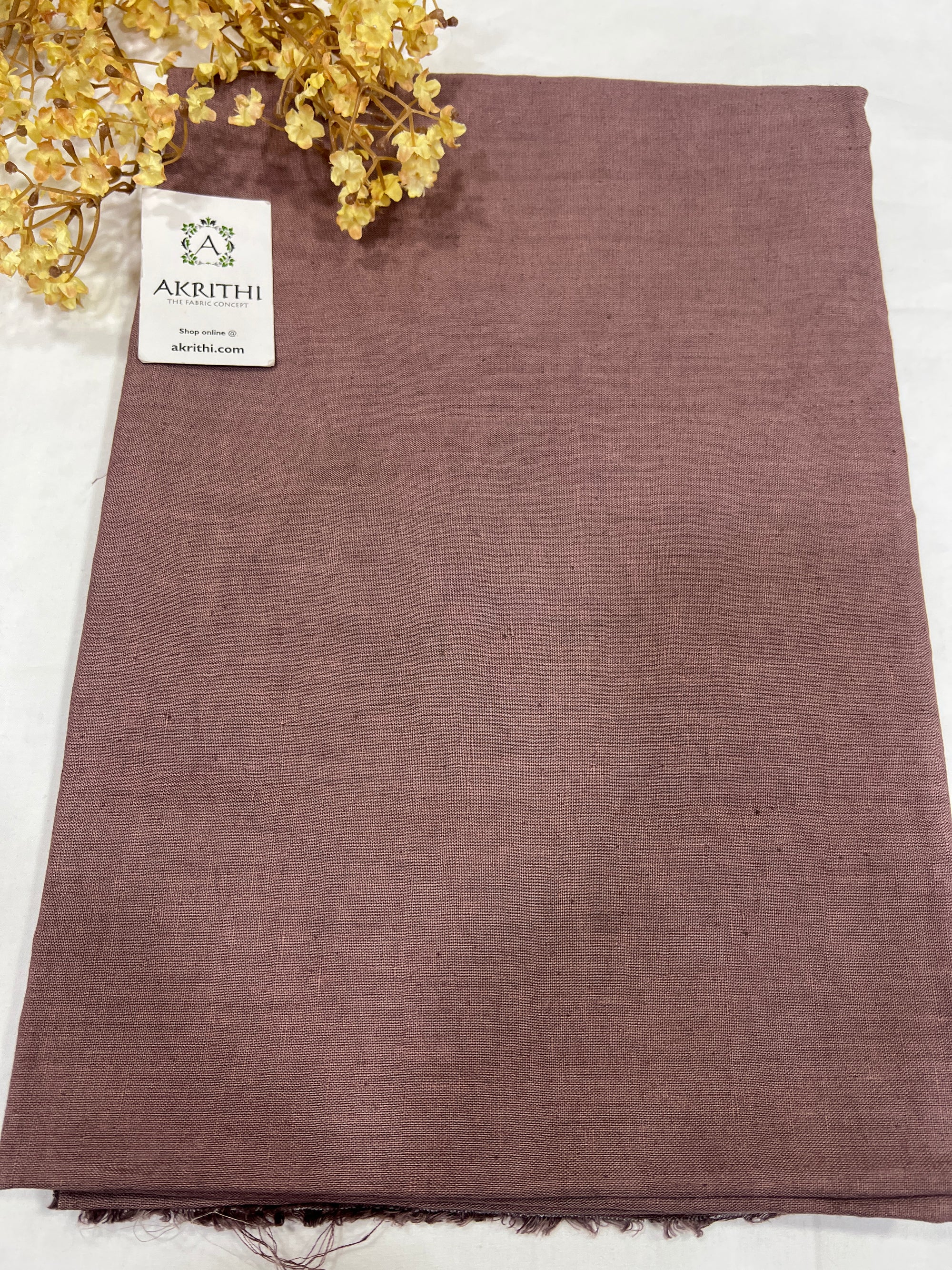 Pure linen fabric