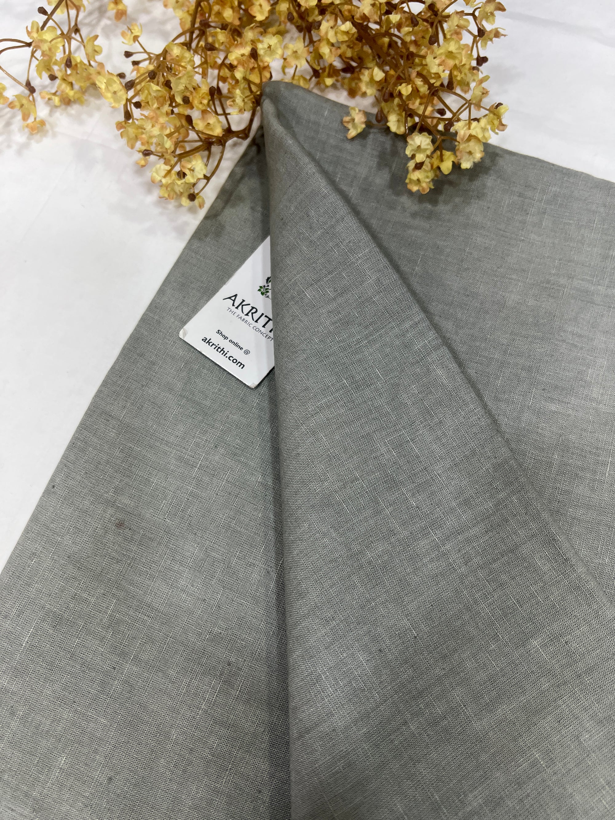 Pure linen fabric