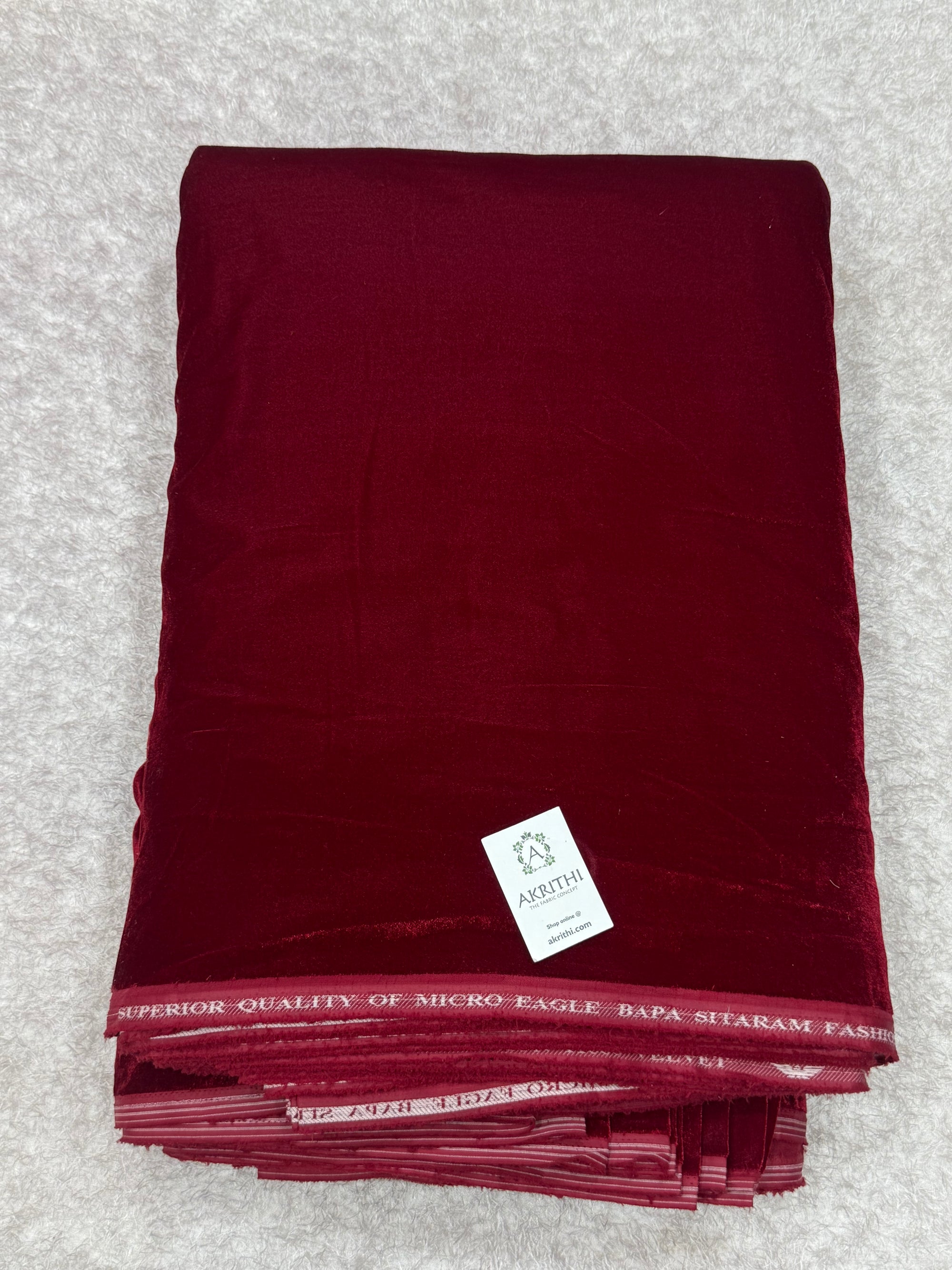 Micro velvet fabric