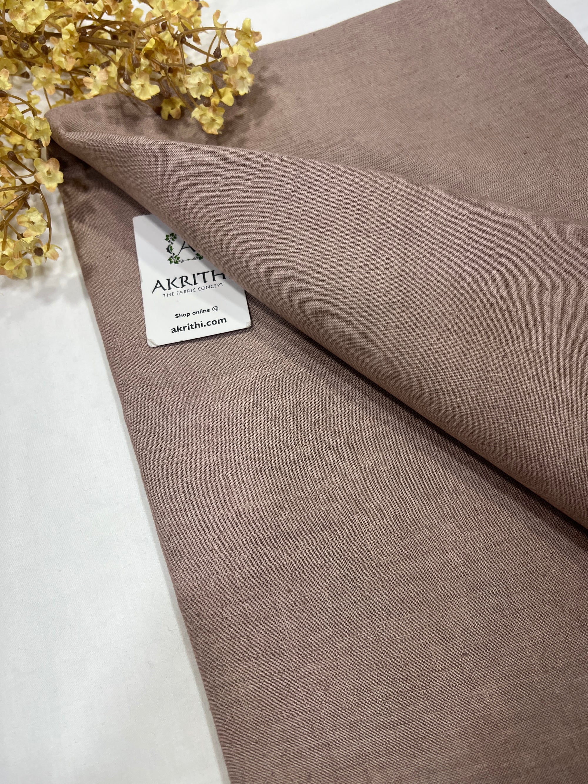 Pure linen fabric