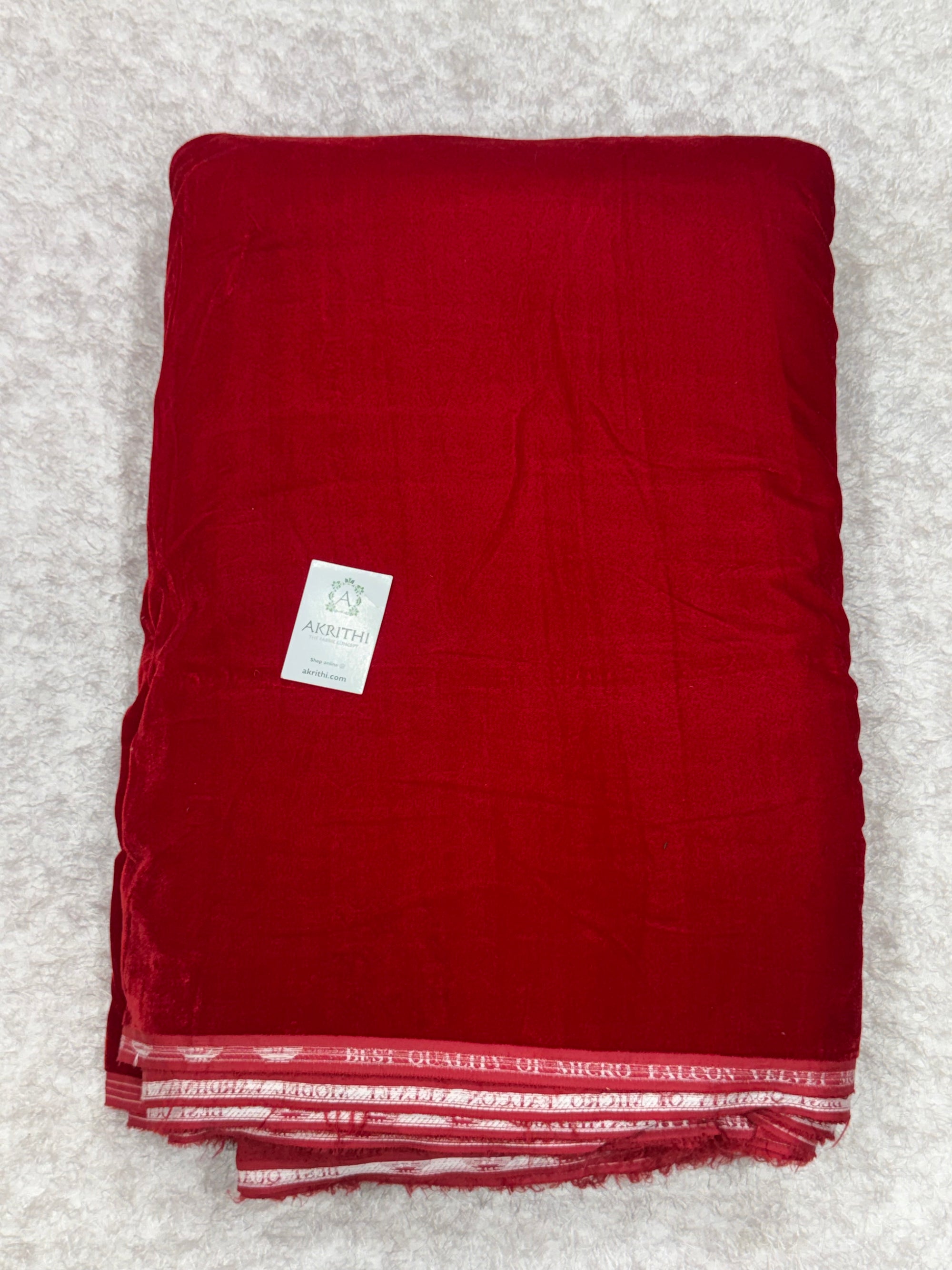 Micro velvet fabric