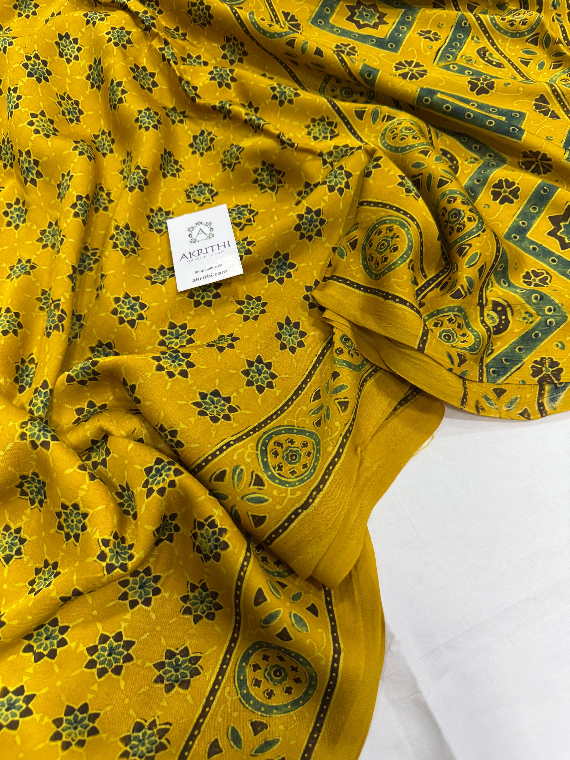 Ajrakh modal dupatta