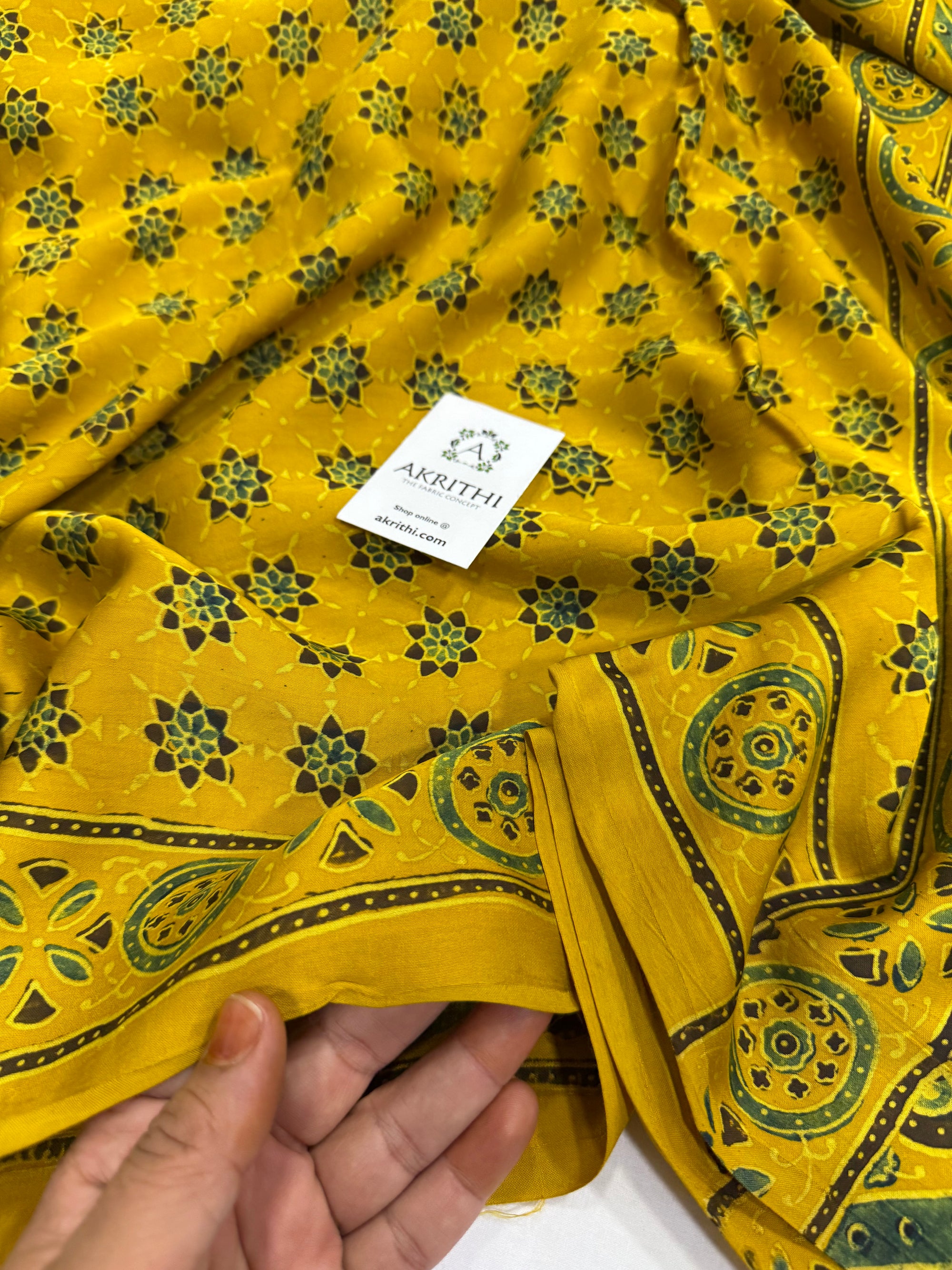 Ajrakh modal dupatta