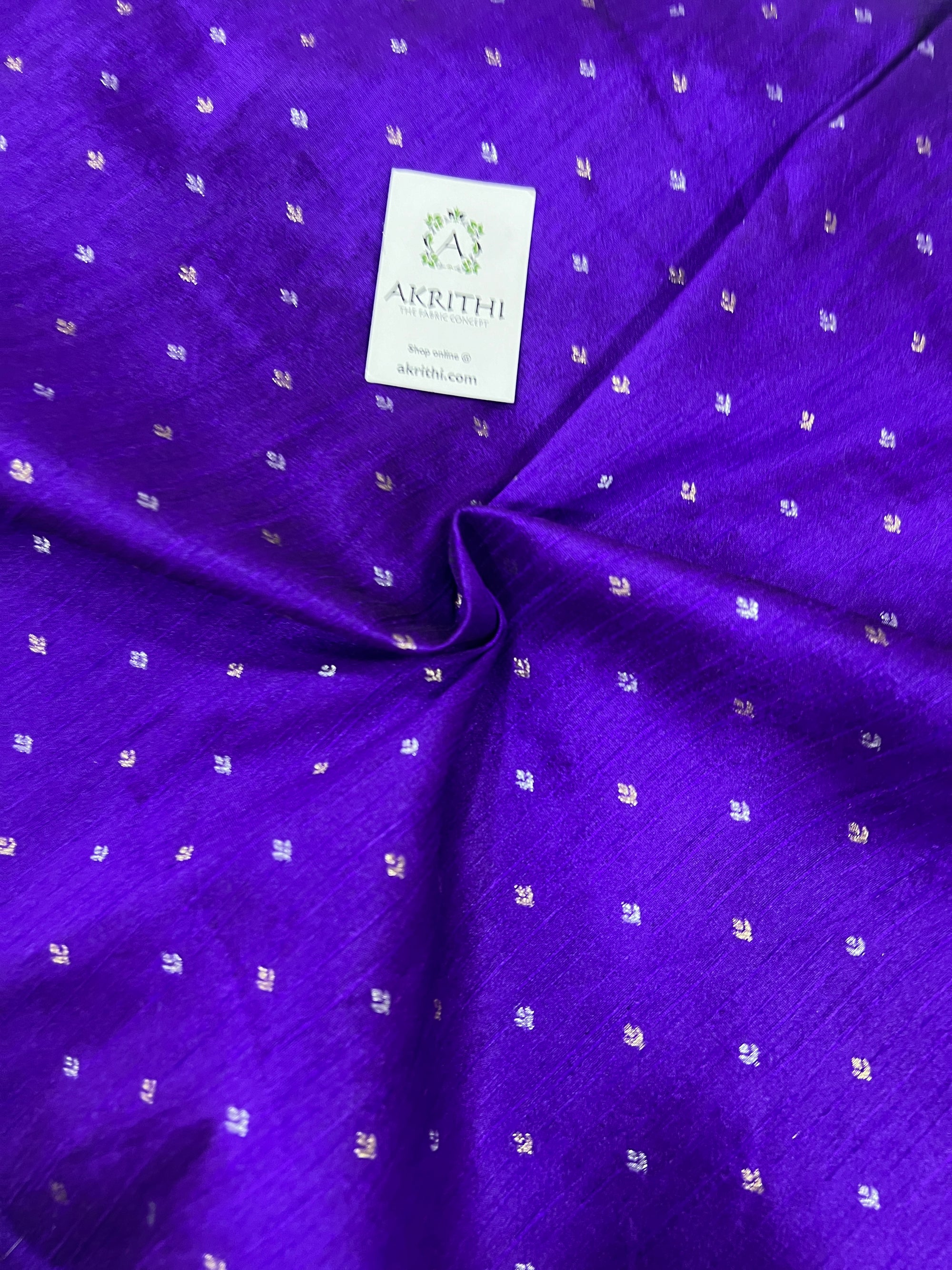 Semi Banarasi raw silk fabric