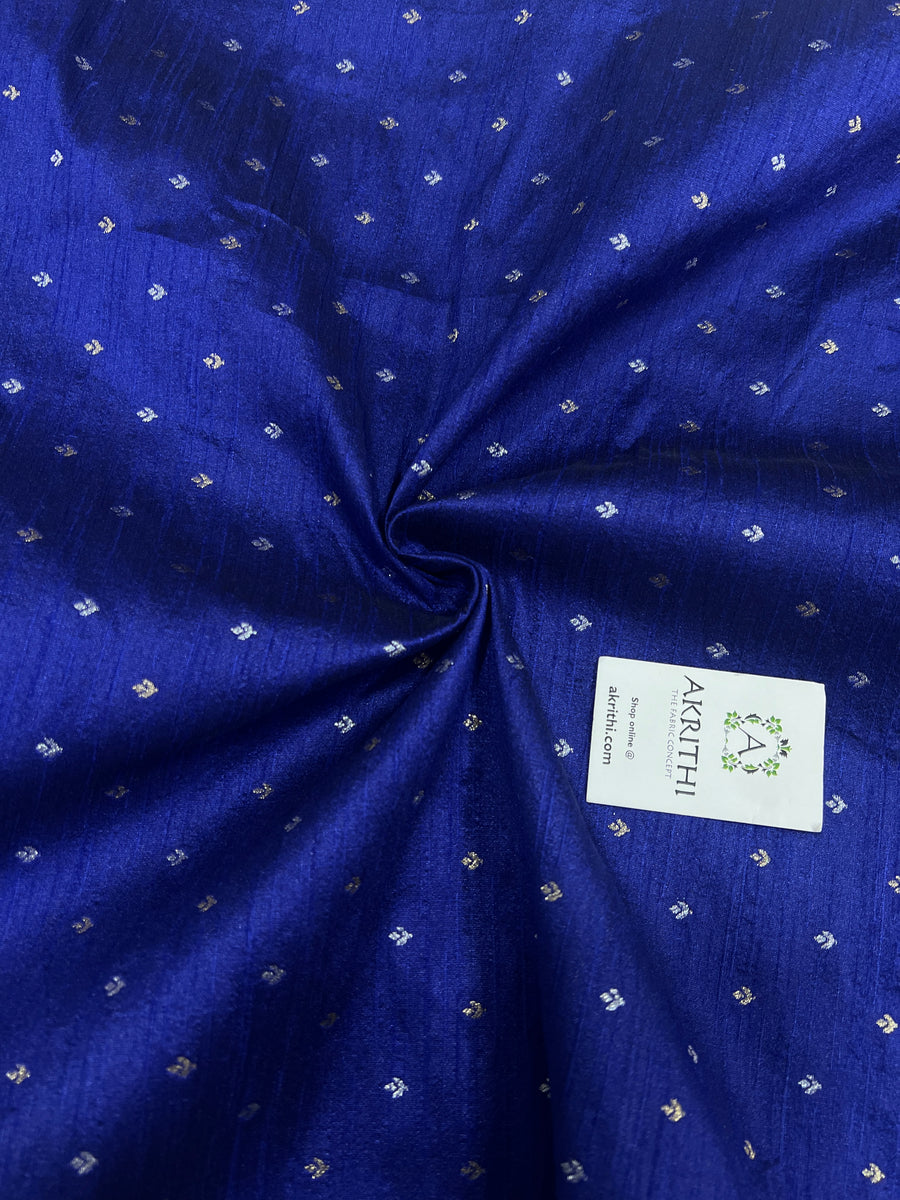 Semi Banarasi raw silk fabric