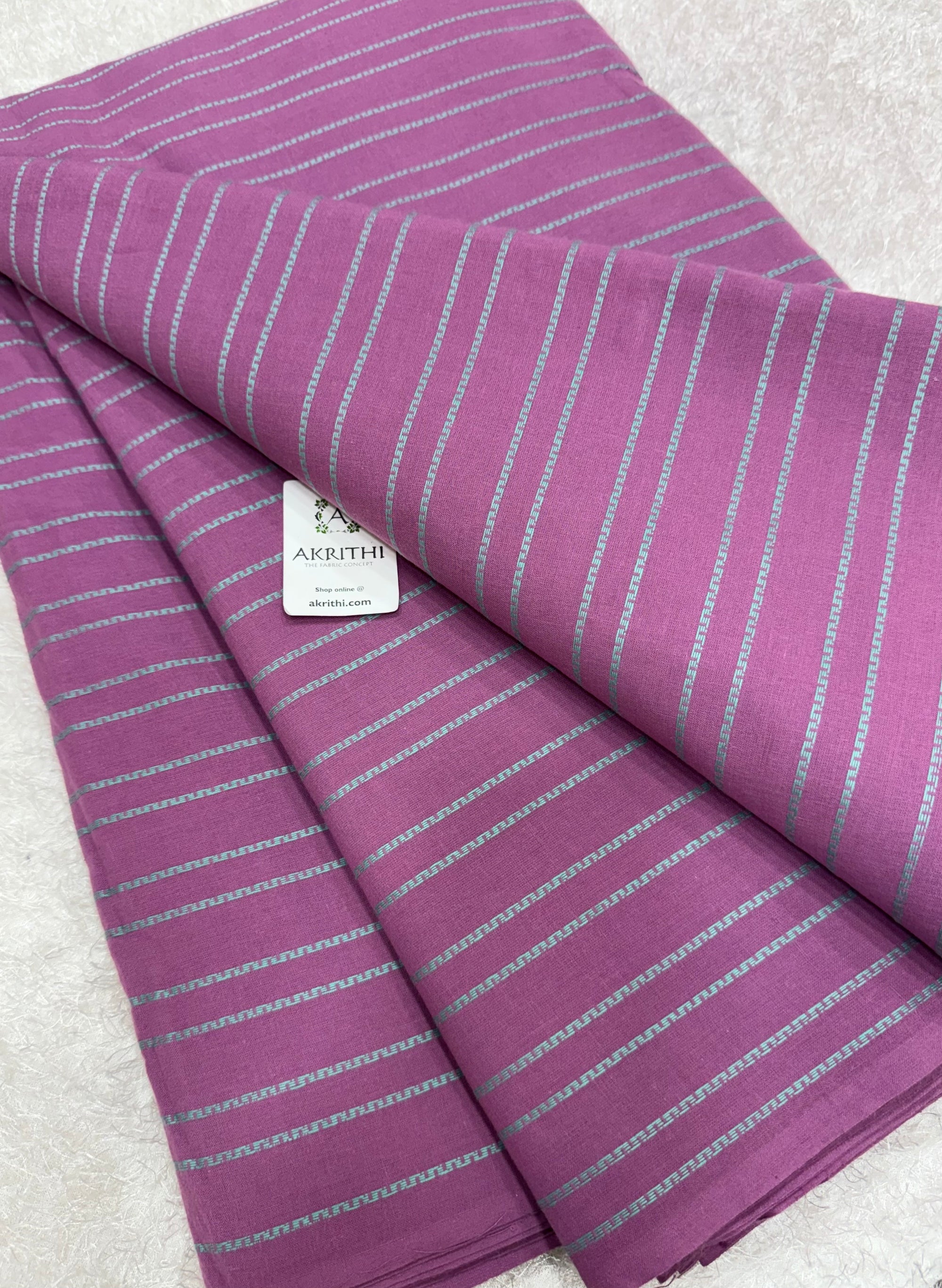 Prewashed pure cotton jacquard fabric 